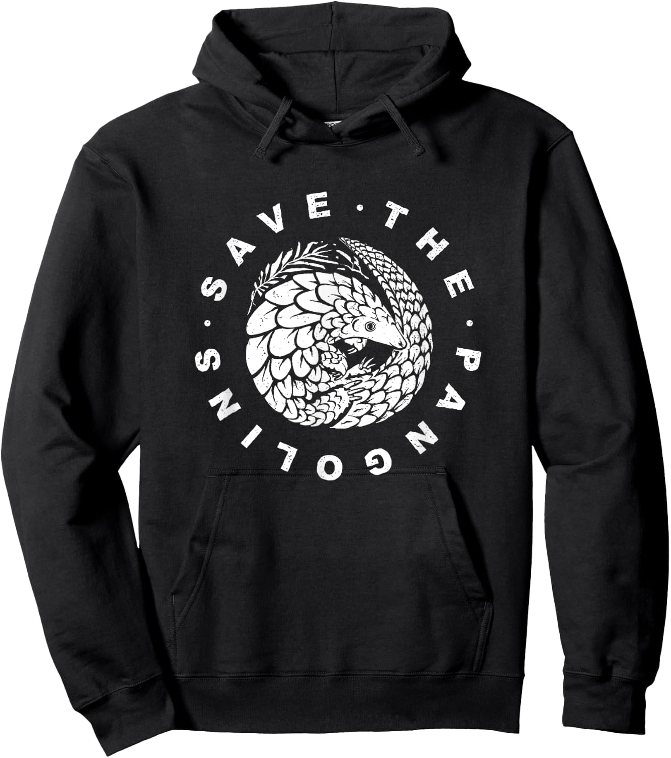 Wildlife Conservation - Save The Pangolin Animal Welfare Hoodie - Hoodie | Black