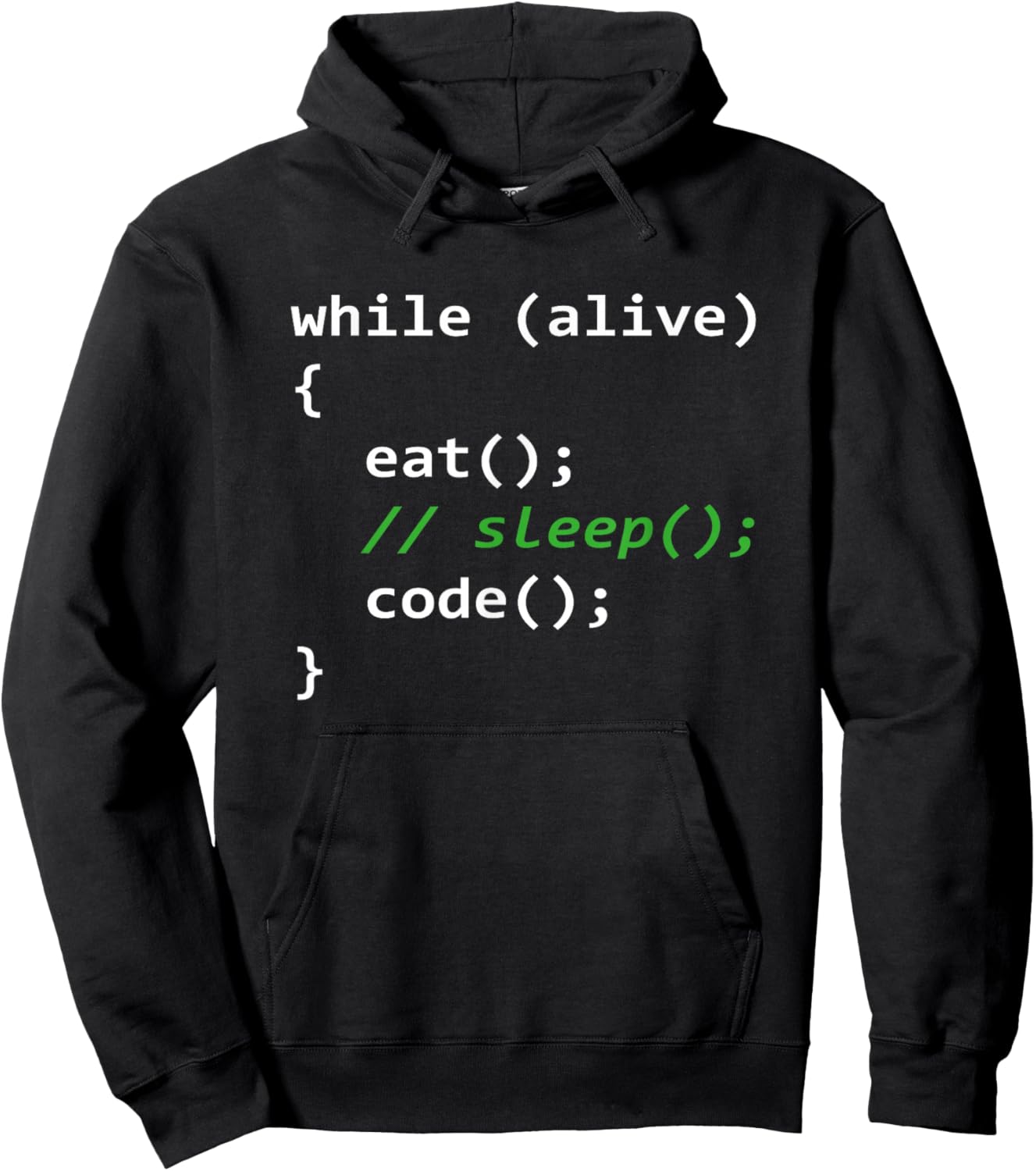 Programmer | Eat Sleep Code Repeat Hoodie - Hoodie | Black