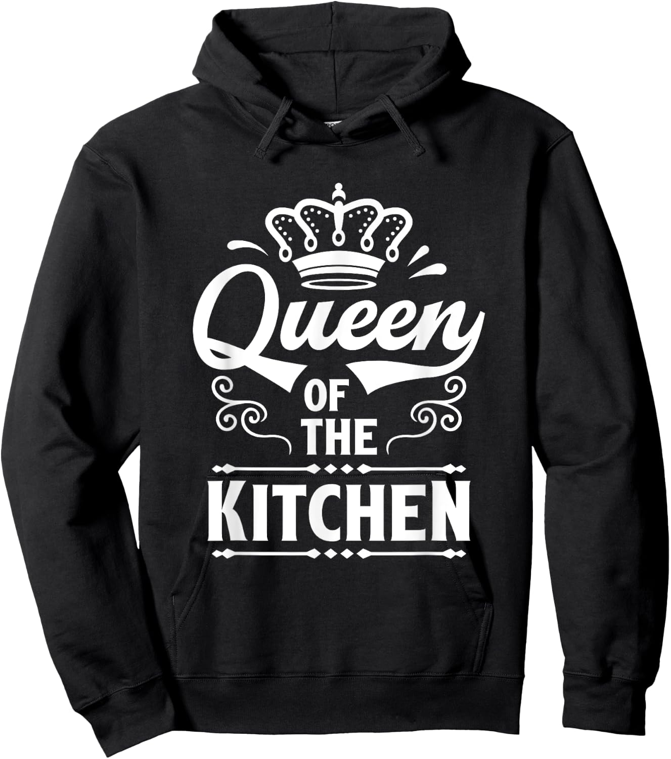 Queen Of Kitchen Cooking Cooker Chef Mom Hoodie - Hoodie | Black