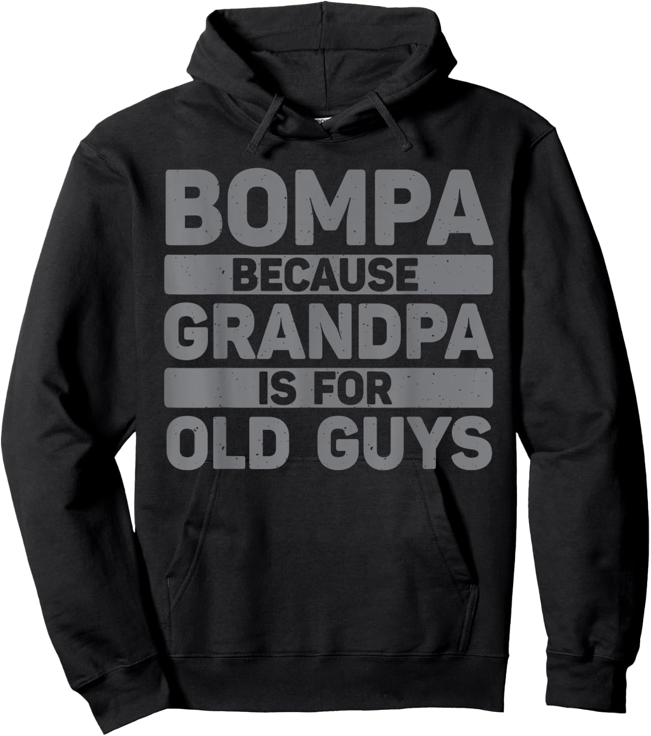Bompa Design For Grandpa From Grandkids Father's Day Bompa Hoodie - Hoodie | Black