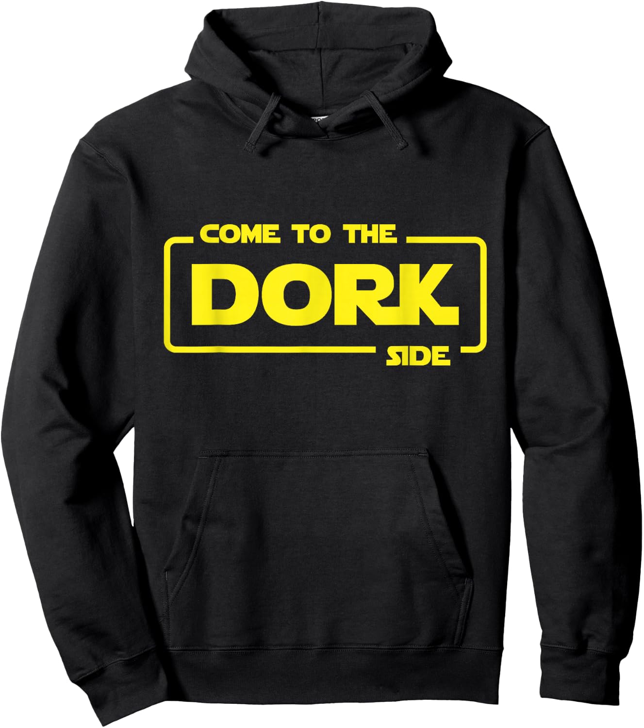 DORK SIDE geek nerd funny computer joke coding cute fun code Hoodie - Hoodie | Black