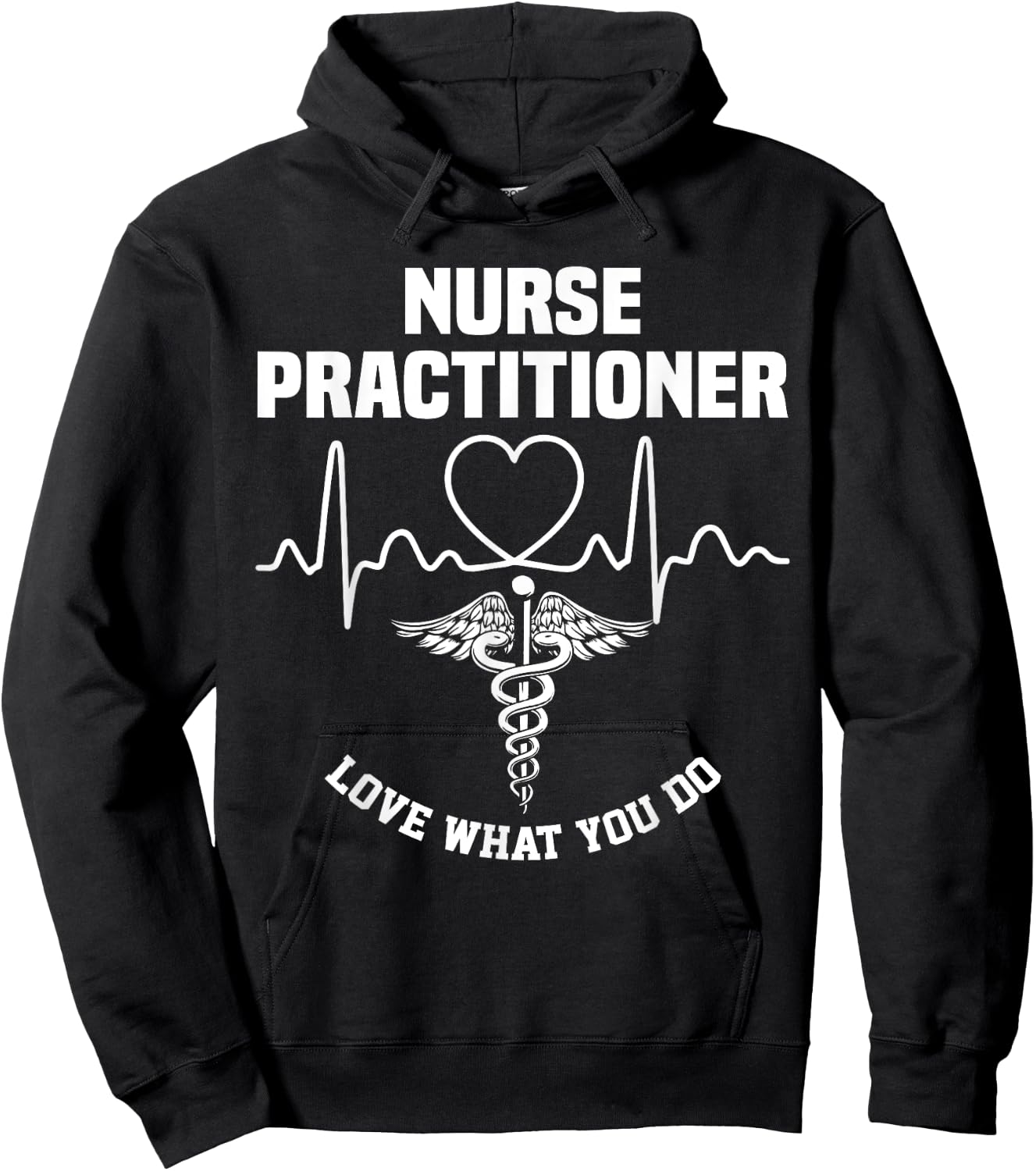 Nurse 365 Nurse Practitioner Love What You Do Hoodie - Hoodie | Black