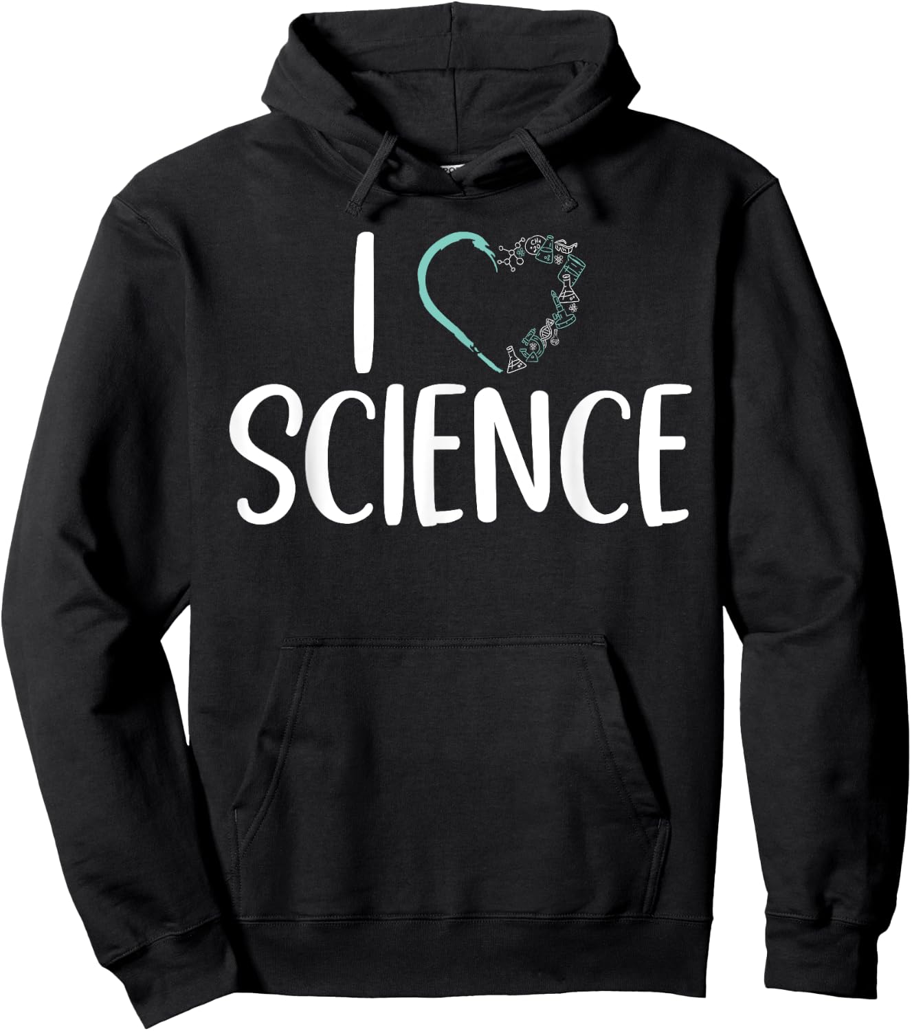 I love Science Scientist Hoodie - Hoodie | Black