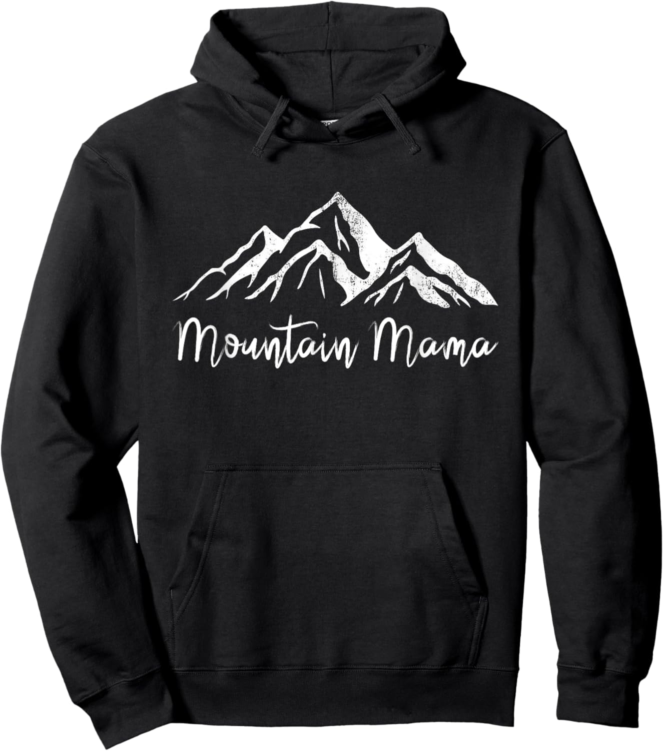 Mountain Mama Camping Hiking Mom Adventure Mothers Day Hoodie - Hoodie | Black