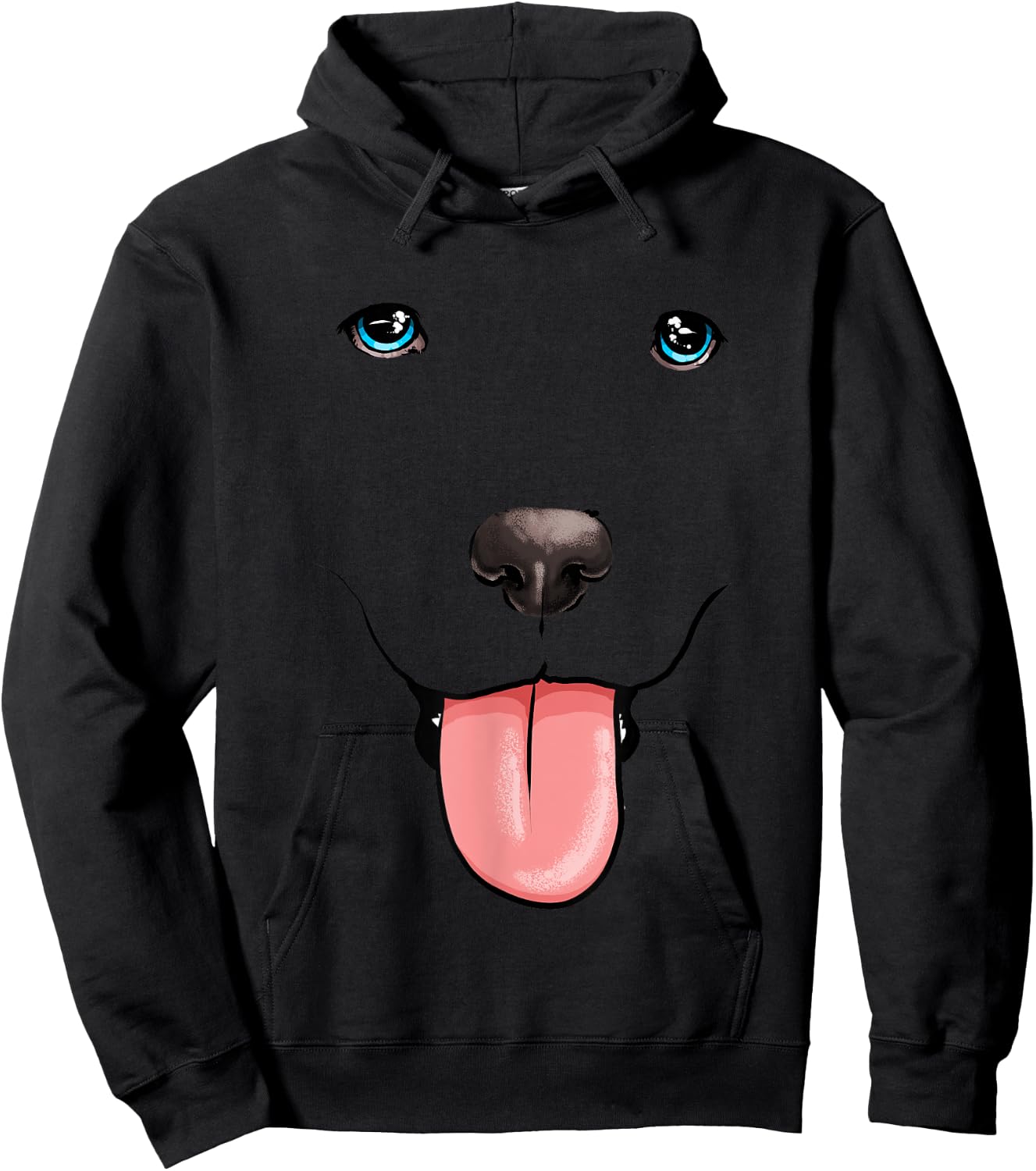 Labrador Face Lab Dog Costume I Love My Labrador Men Women Kids Hoodie - Hoodie | Black