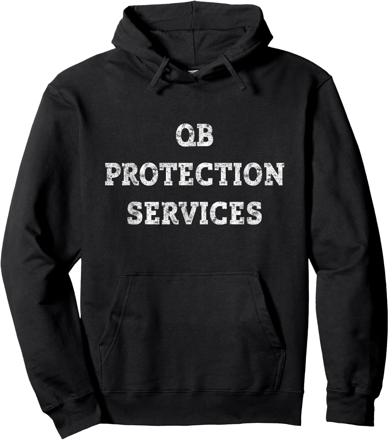 QB protection services Hoodie - Hoodie | Black
