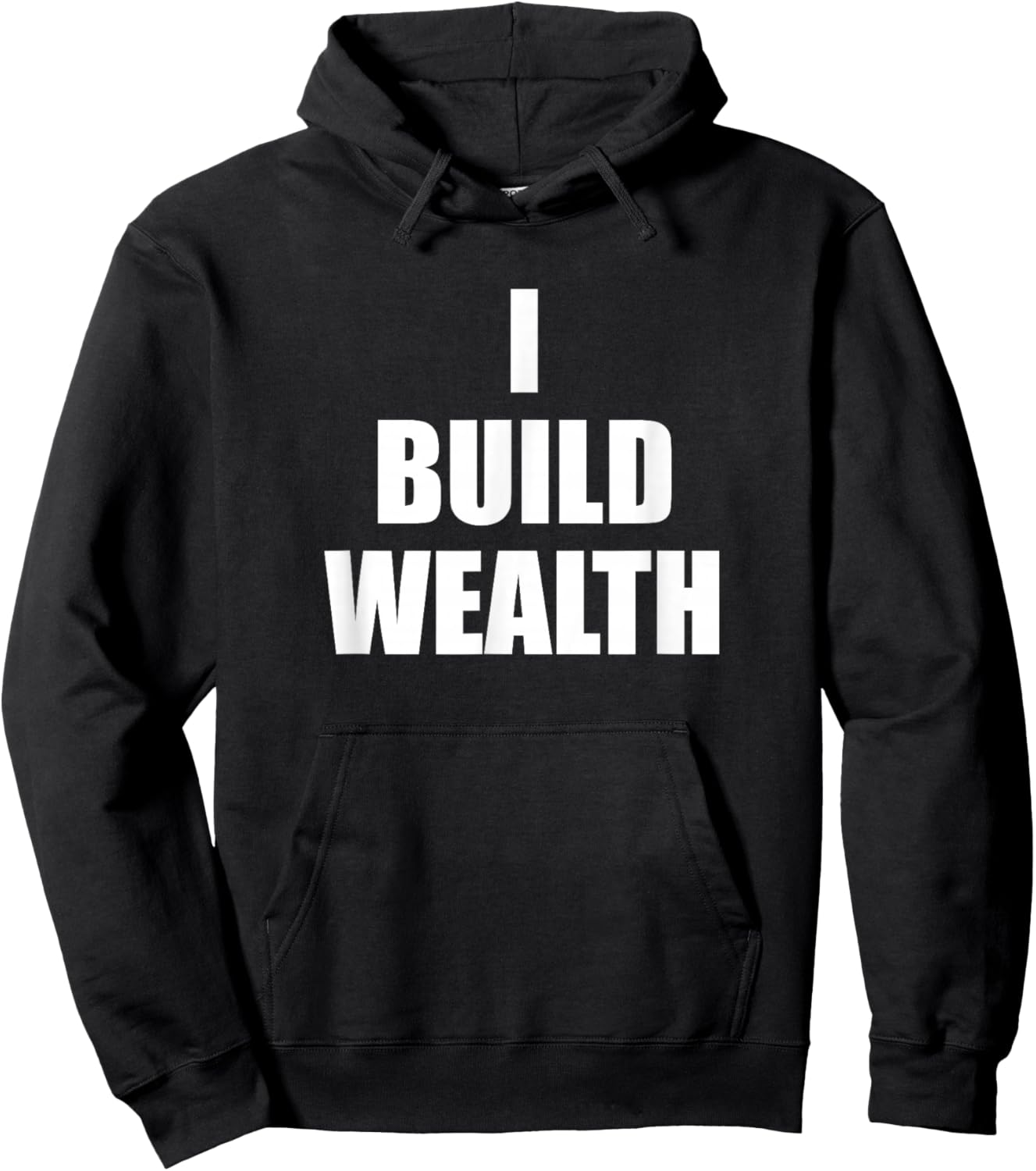 I Build Wealth Entrepreneurship Money Making LavaDesigns Hoodie - Hoodie | Black