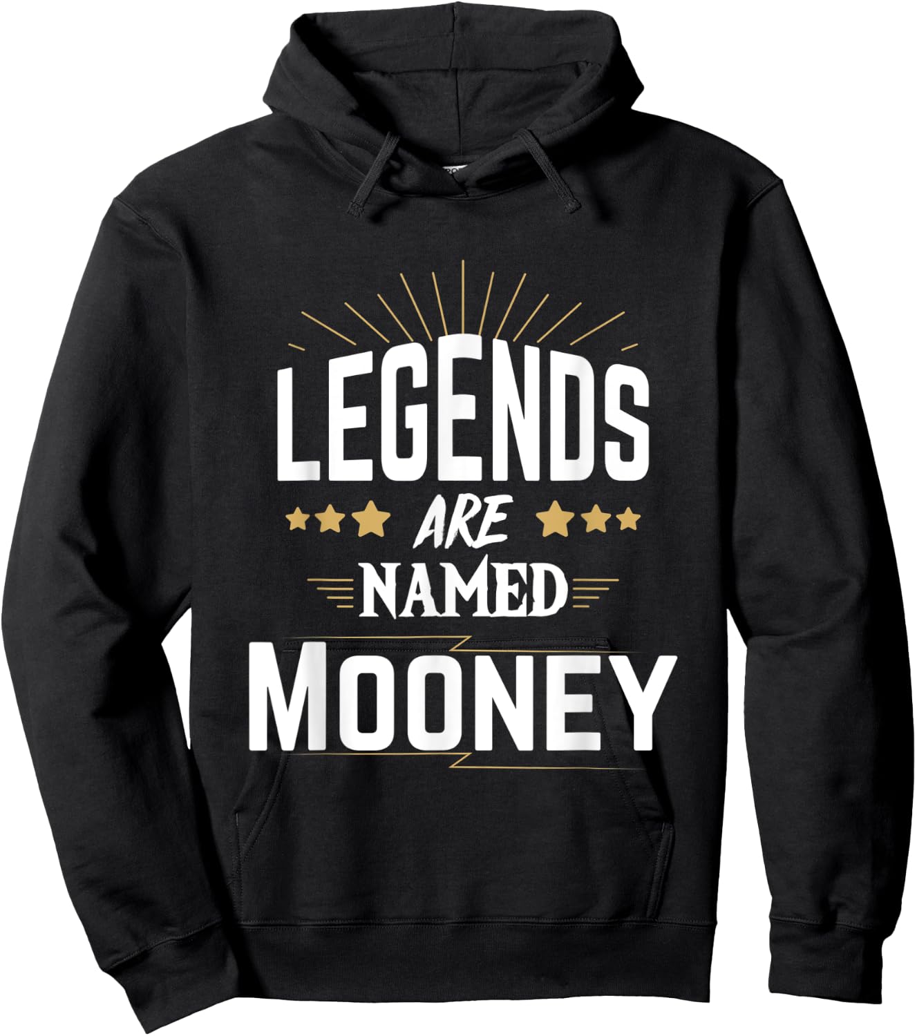 Legends Are Named Mooney Hoodie - Hoodie | Black