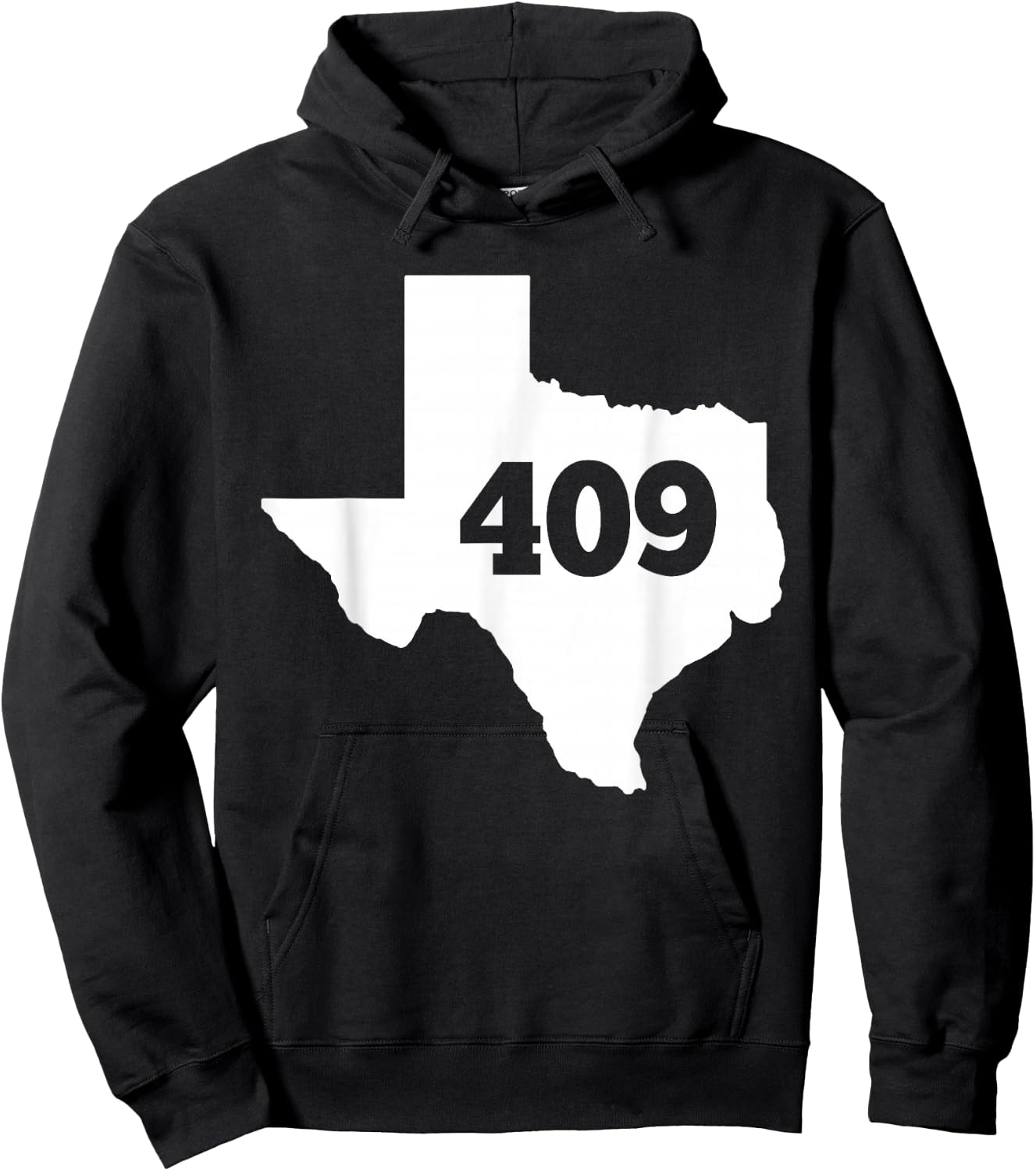 Texas 409 Area Code Hoodie - Hoodie | Black