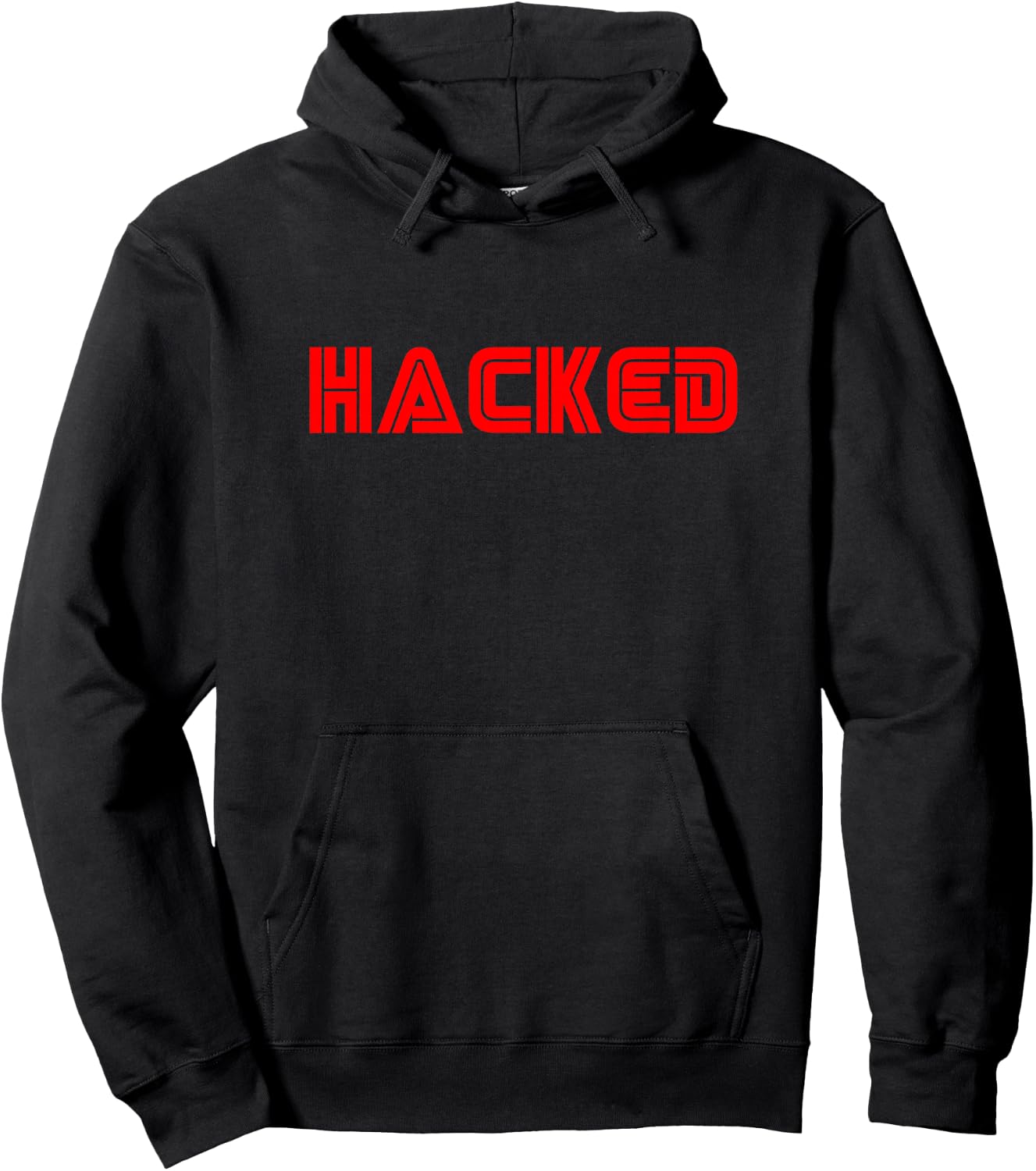 HACKED - Great robot geek shirt for the Mr or Mrs Hoodie - Hoodie | Black