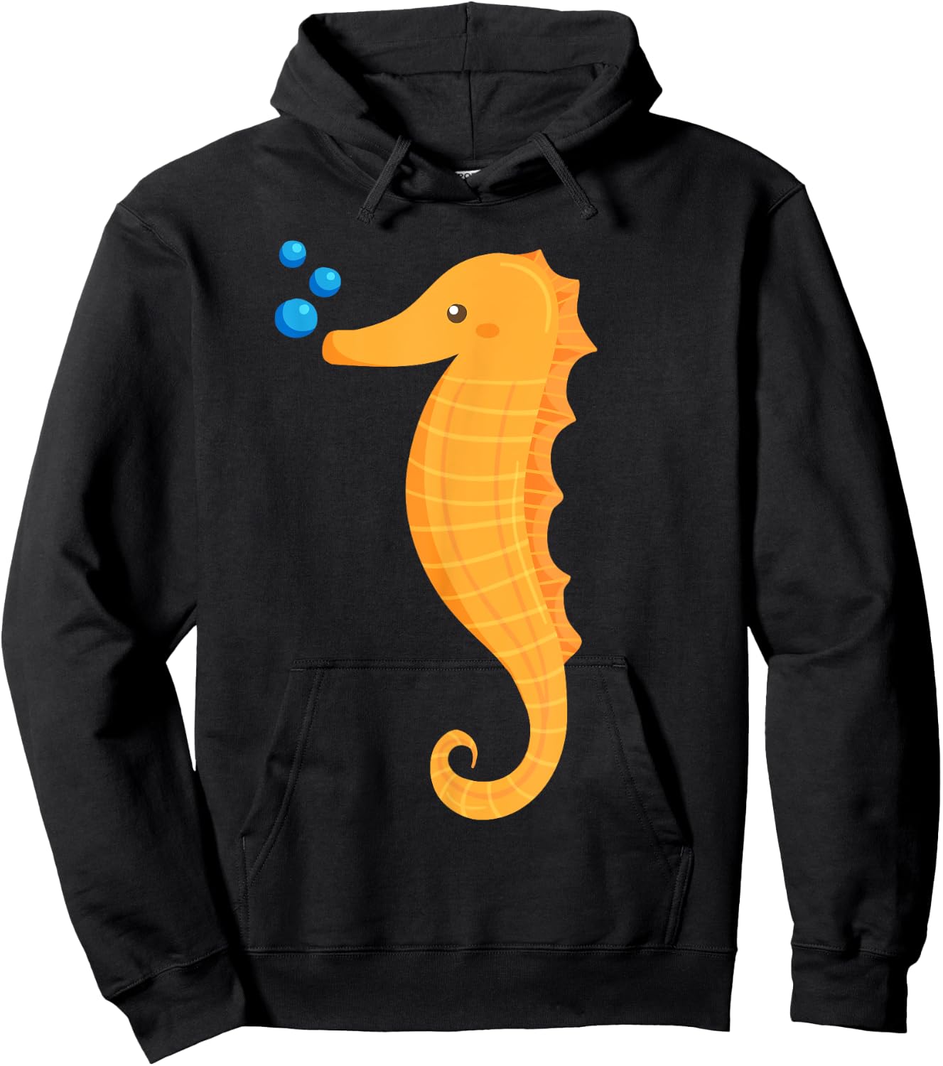 Kids Seahorse Boys and Girls SEAHORSE Hoodie - Hoodie | Black