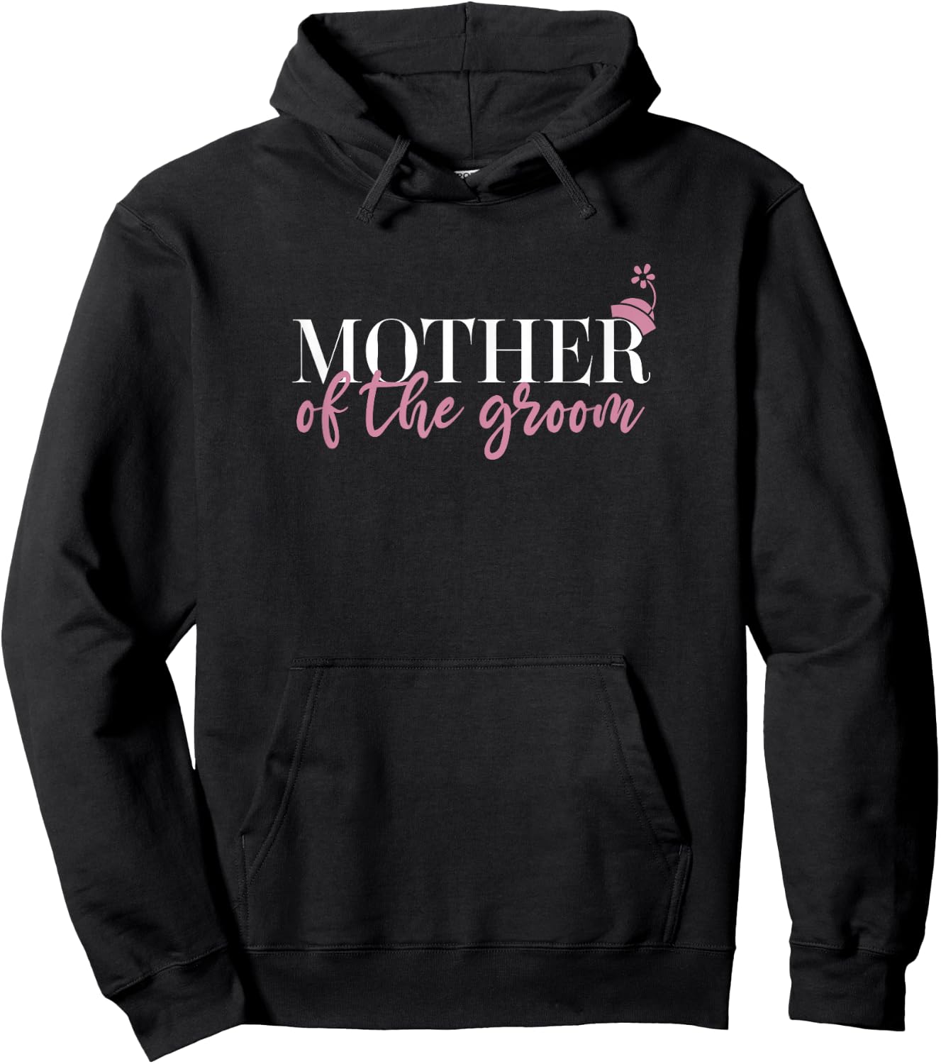 Disney Mickey & Friends Minnie Mouse Mother Of The Groom Hoodie - Hoodie | Black