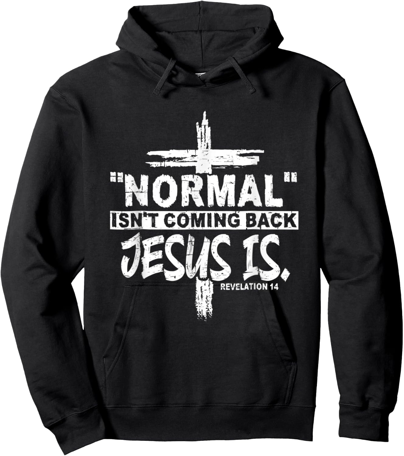 Christian Normal Isn't Coming Back Jesus Is Gift Women Men Hoodie - Hoodie | Black