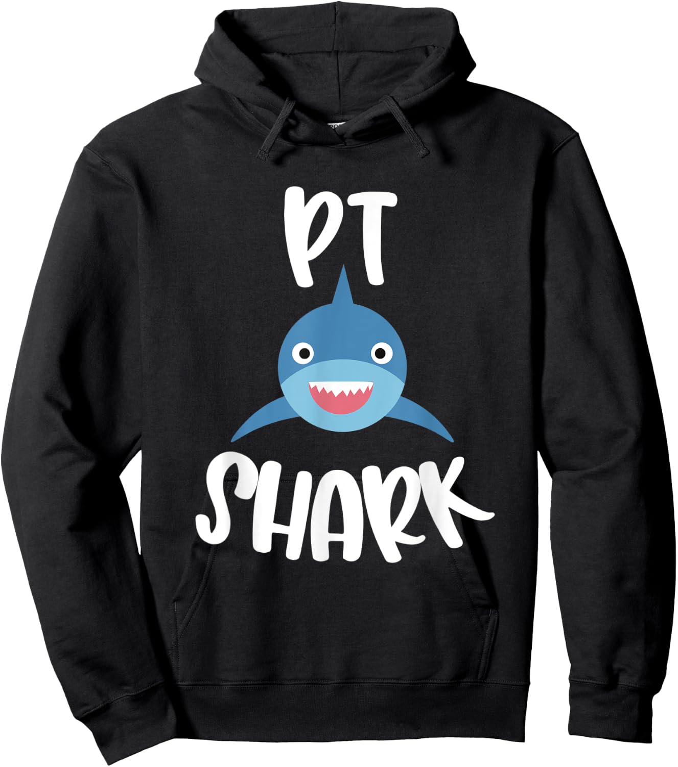 Pediatric Physical Therapy Cute PT Shark Therapist Hoodie - Hoodie | Black