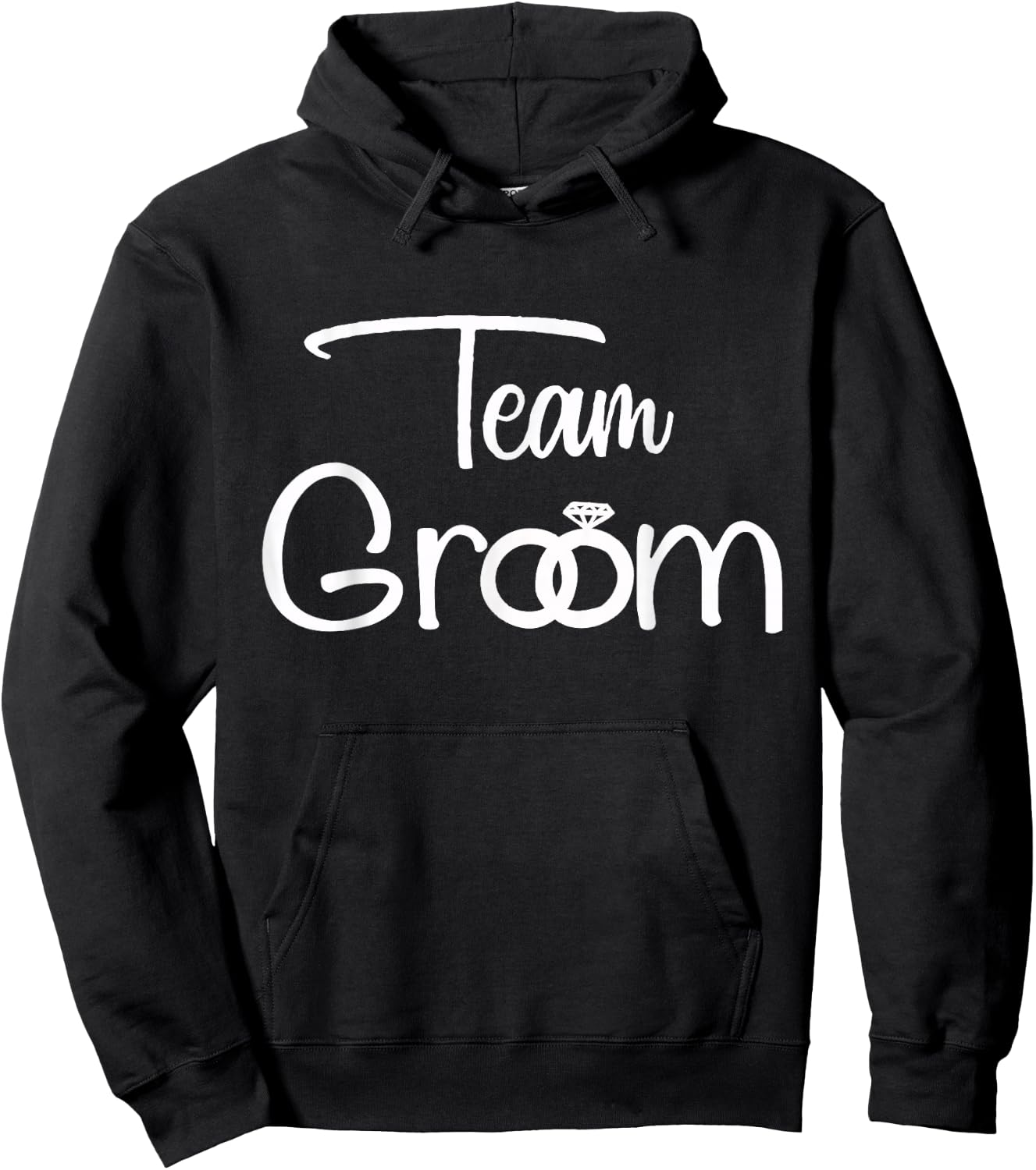 Team Groom for Wedding Parties and Bachelor Parties Hoodie - Hoodie | Black