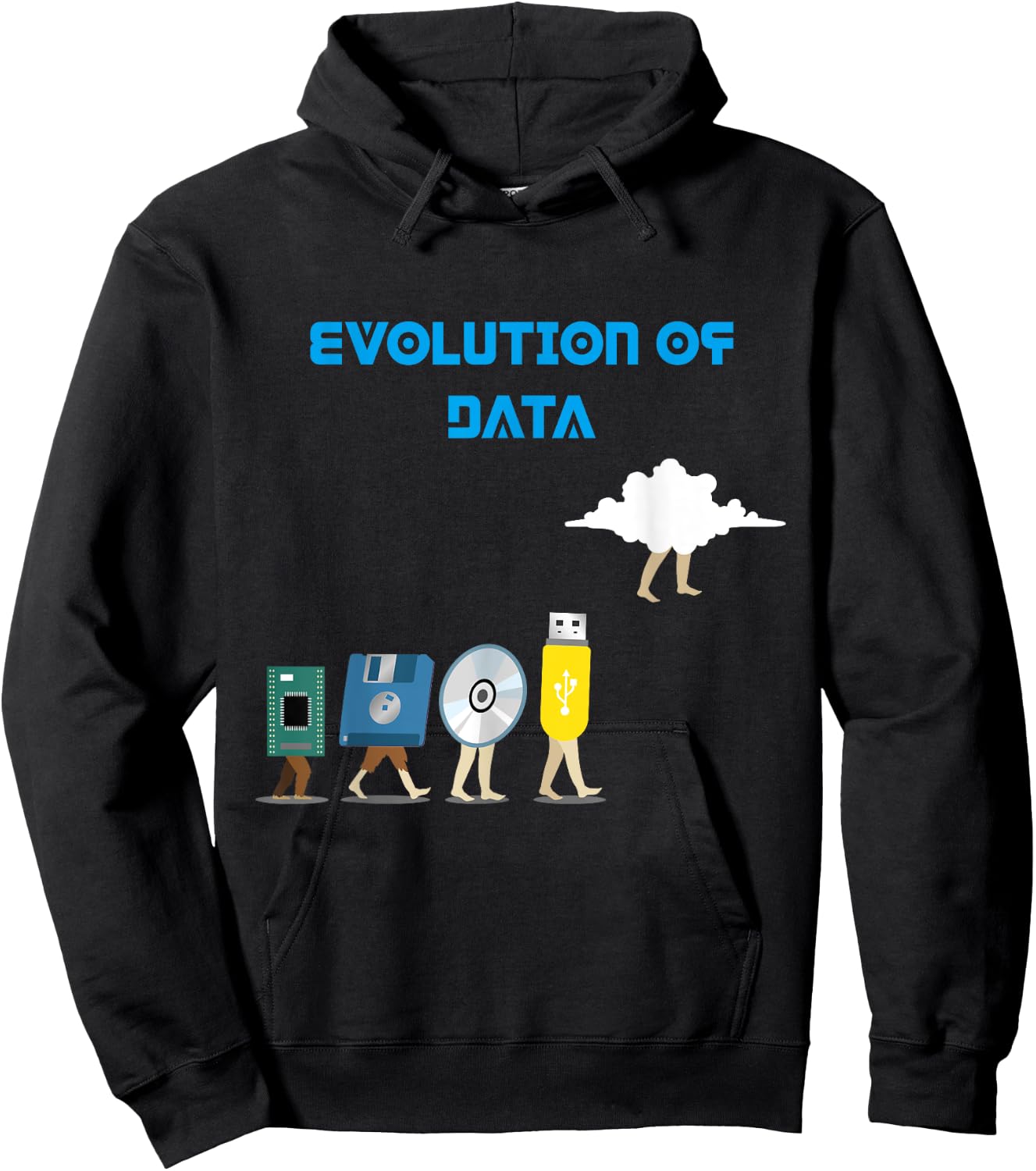 Data Evolution Analytics Gift Datascientist Analyst Hoodie - Hoodie | Black