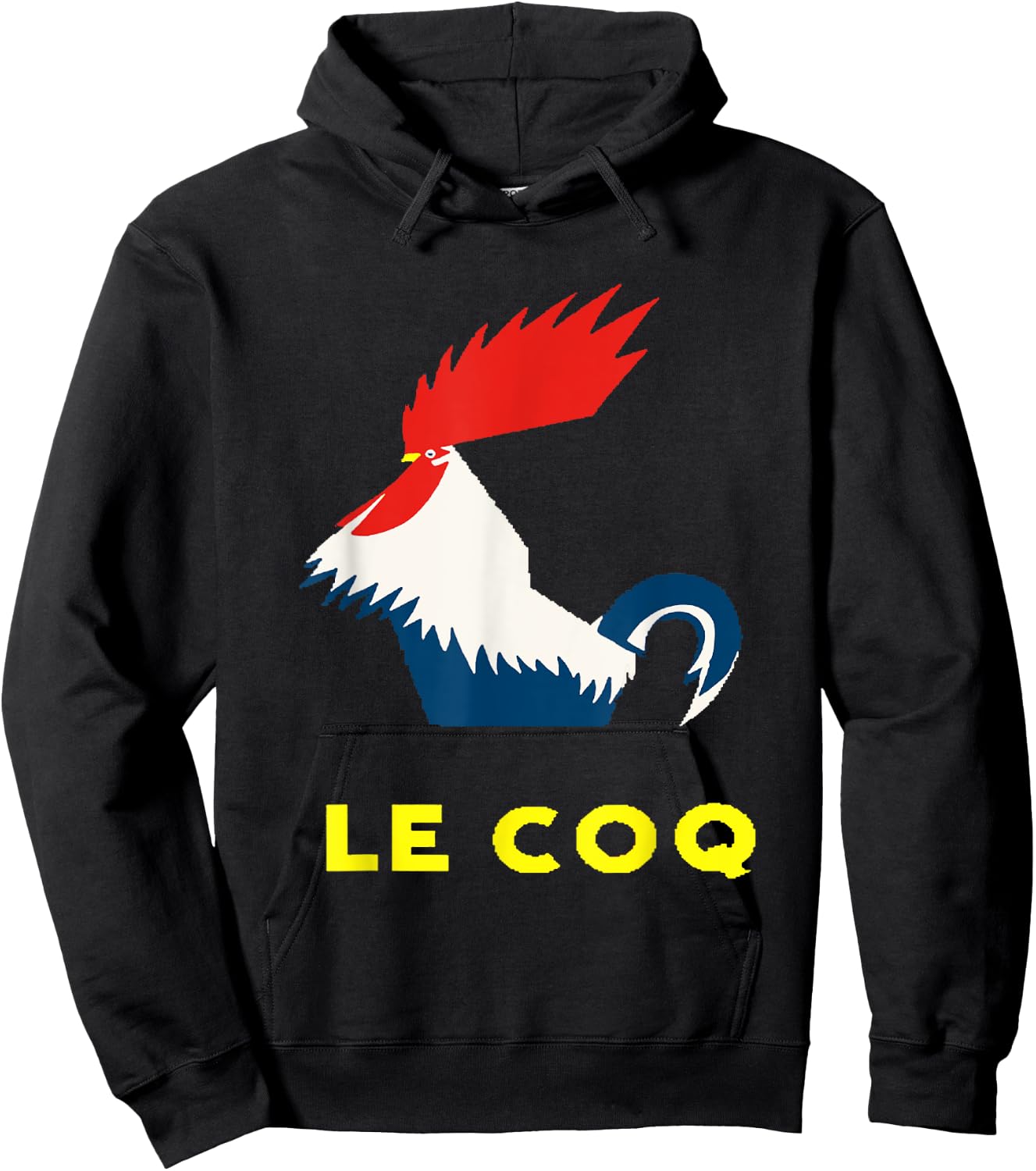 Le Coq Vector Art In Bold Bright Colors Hoodie - Hoodie | Black