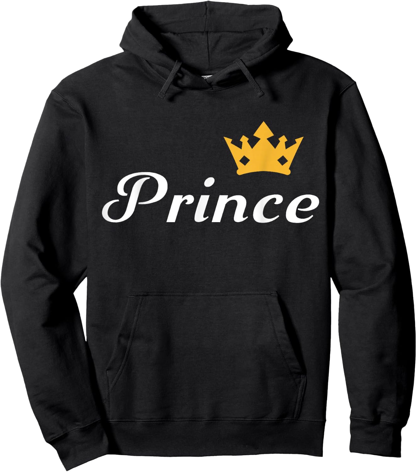 Prince Boys Men Family Matching Valentine's Day Hoodie - Hoodie | Black