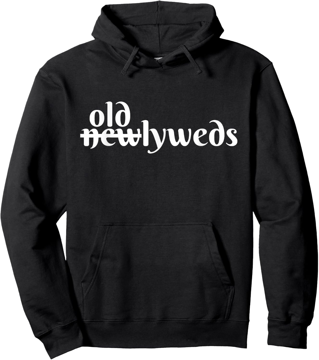 Funny Geriatric Wedding- Older bride and Older Groom Gift Hoodie - Hoodie | Black