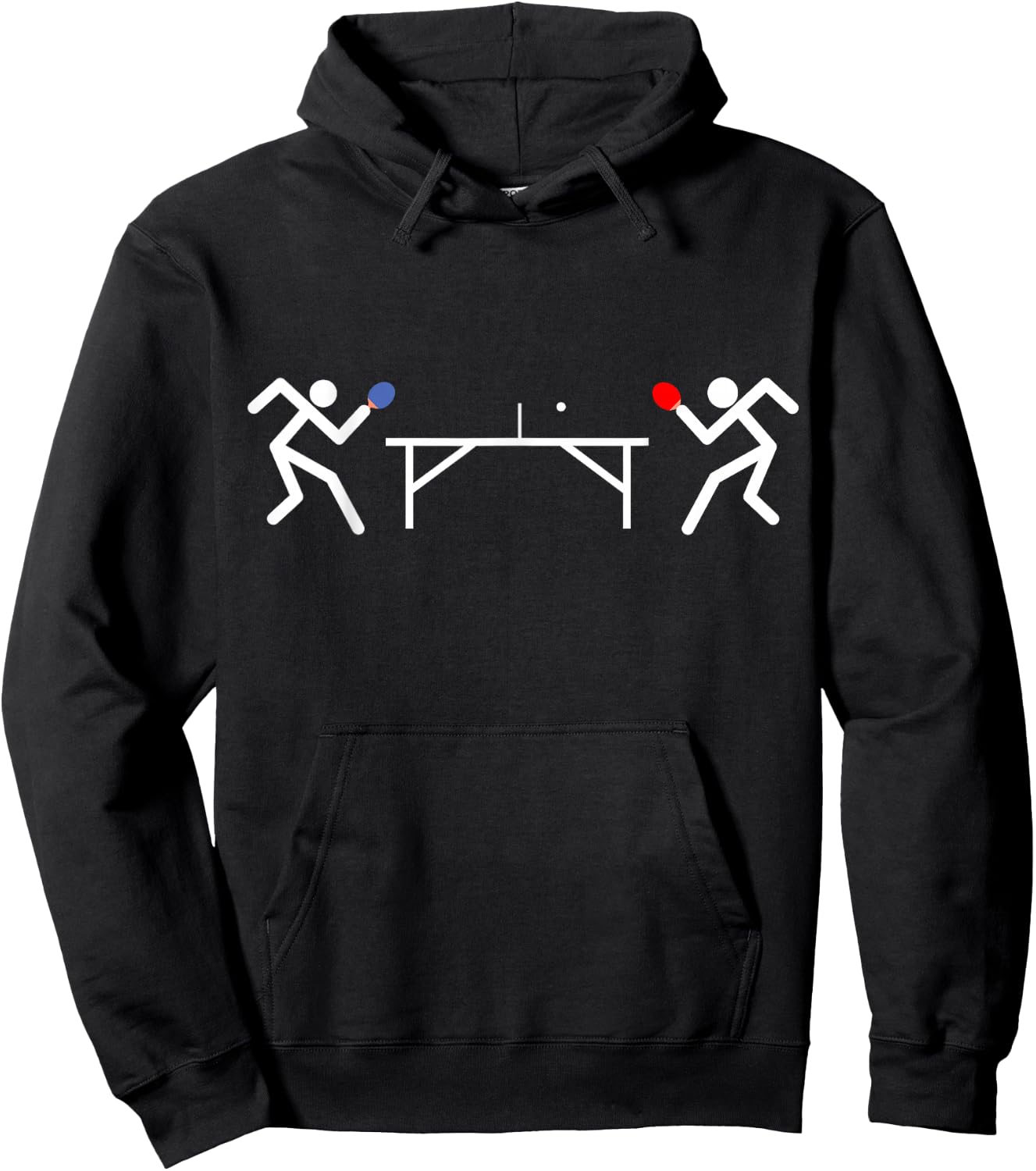 Table Tennis Pingpong Player Lover Hoodie - Hoodie | Black