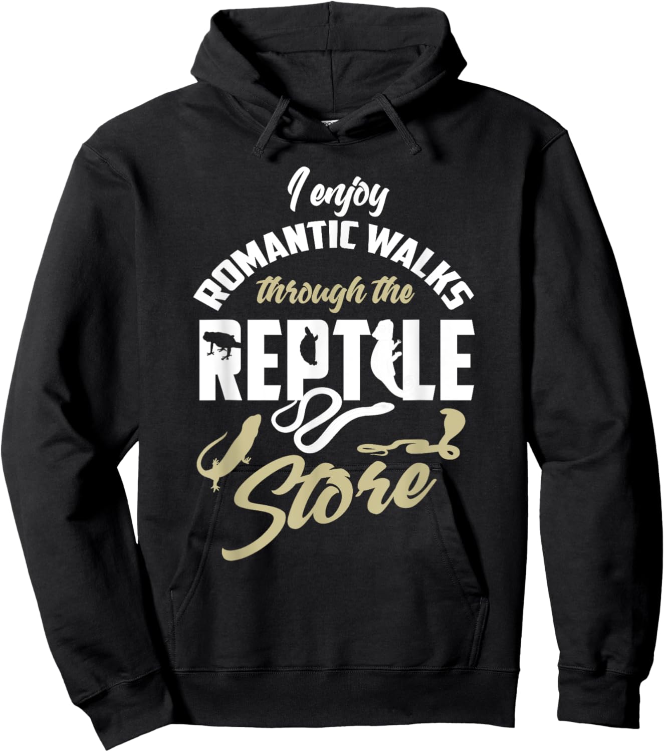Reptile Shirt Funny Herpetologist Quote Reptile Lover Gift Hoodie - Hoodie | Black