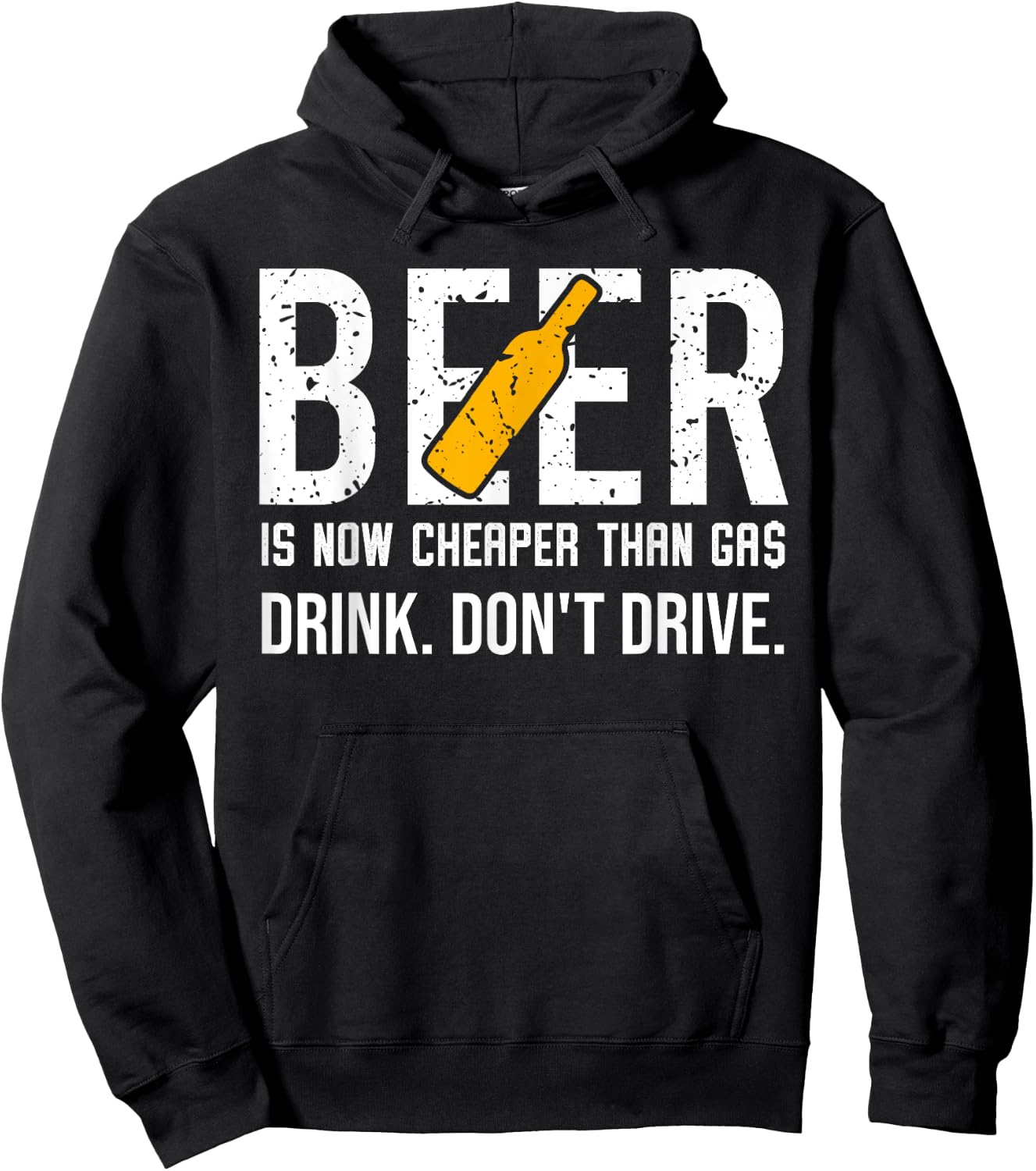 Beer is Cheaper than Gas Shirt,Beer is Now Cheaper than Gas Hoodie - Hoodie | Black