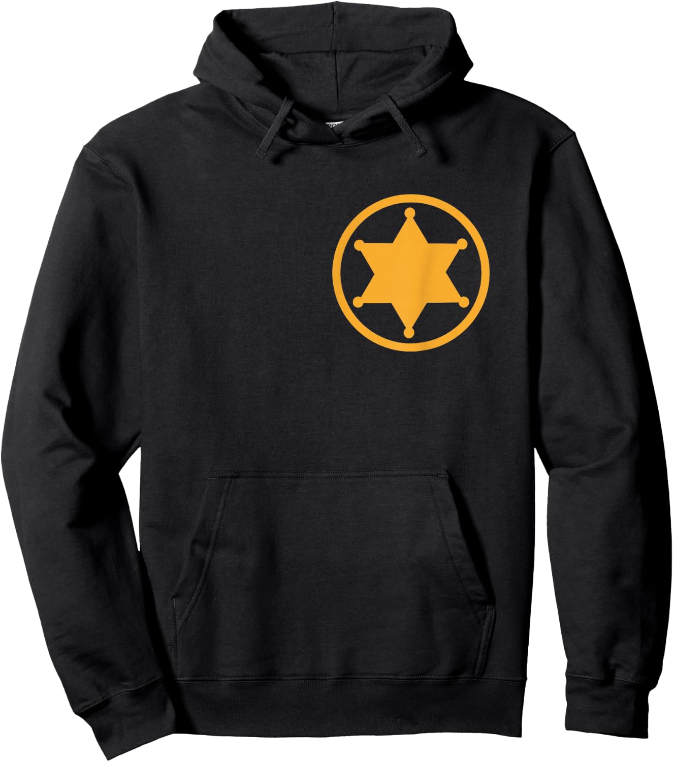 Sheriff badge Hoodie - Hoodie | Black