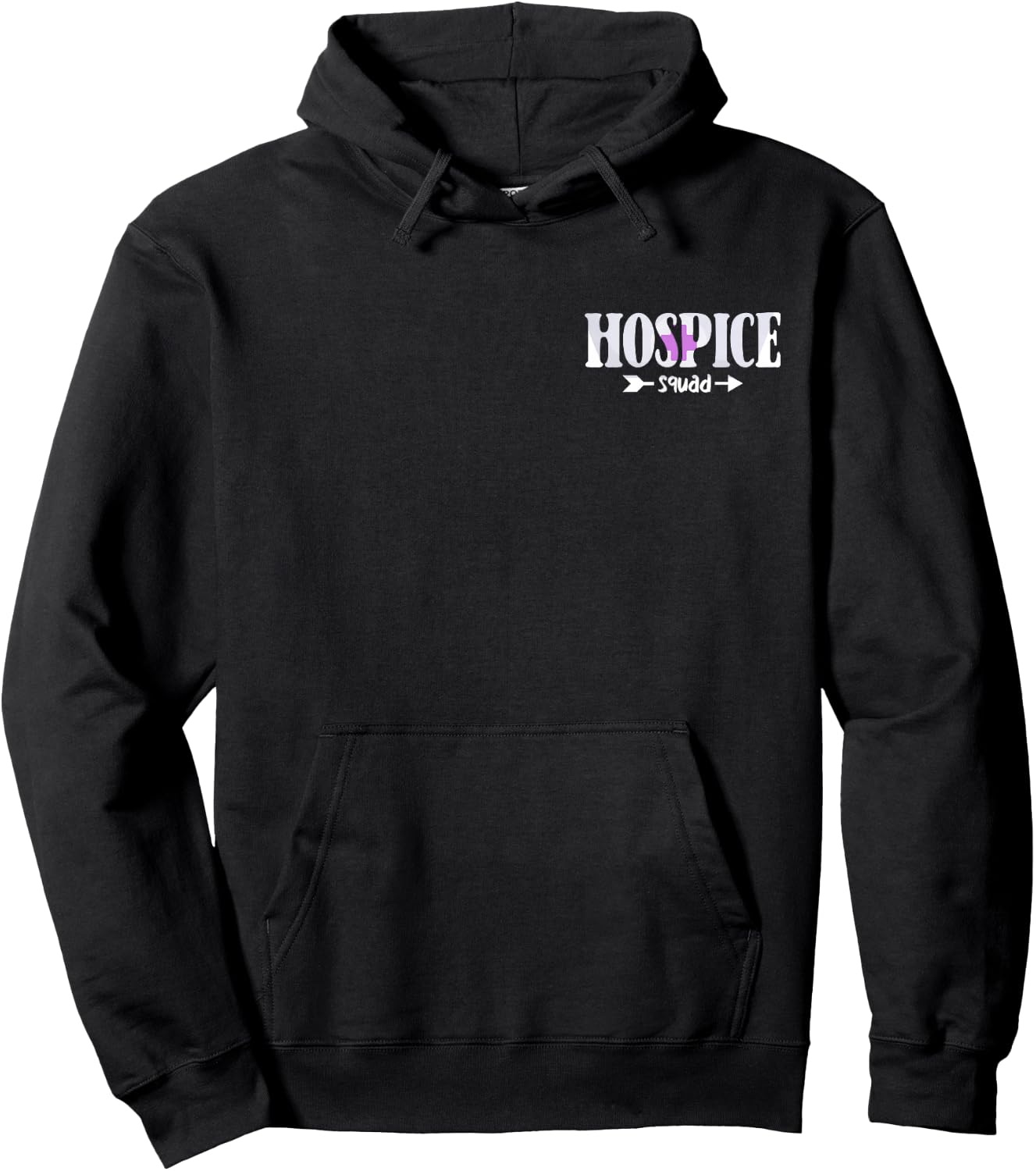 Hospice Nurse Hospice Squad Hoodie - Hoodie | Black