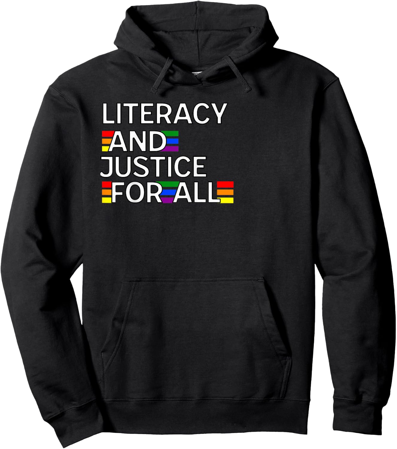 Literacy Justice For All Read Banned Books Protect Librarian Hoodie - Hoodie | Black