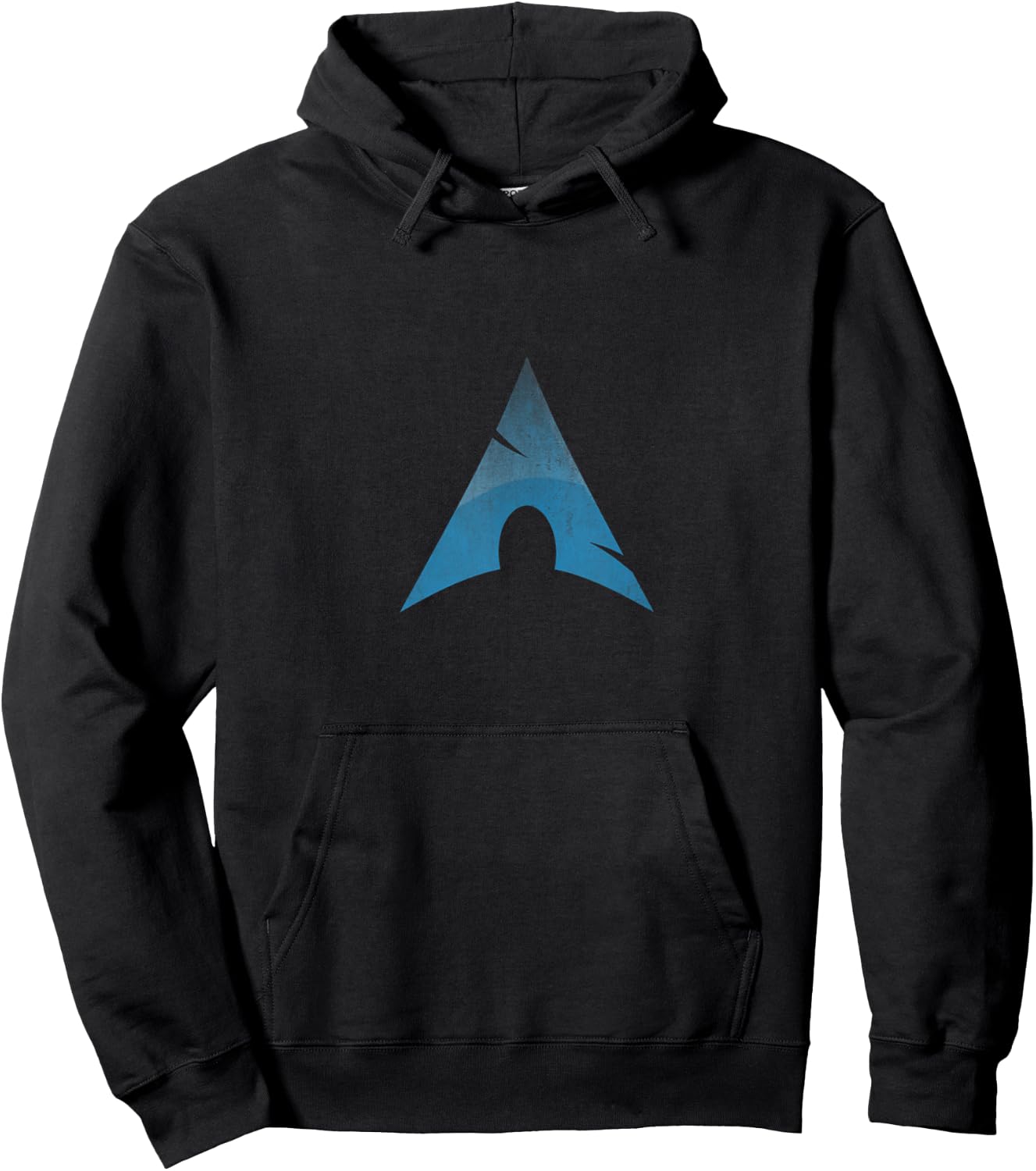 Linux lovers Arch Linux vintage worn Logo Open Source Os Hoodie - Hoodie | Black