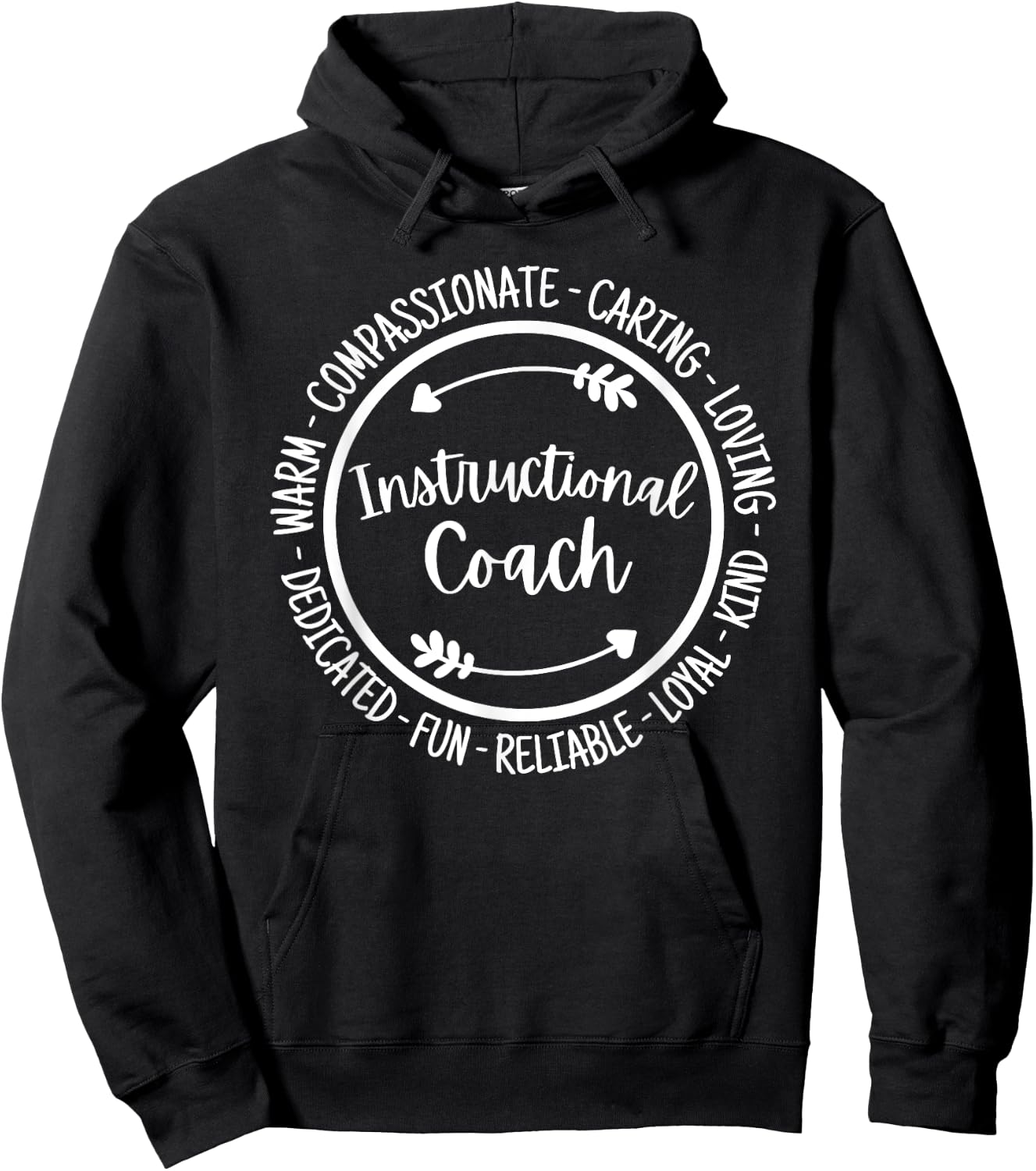 Instructional Coach Life Coaching Appreciation Hoodie - Hoodie | Black