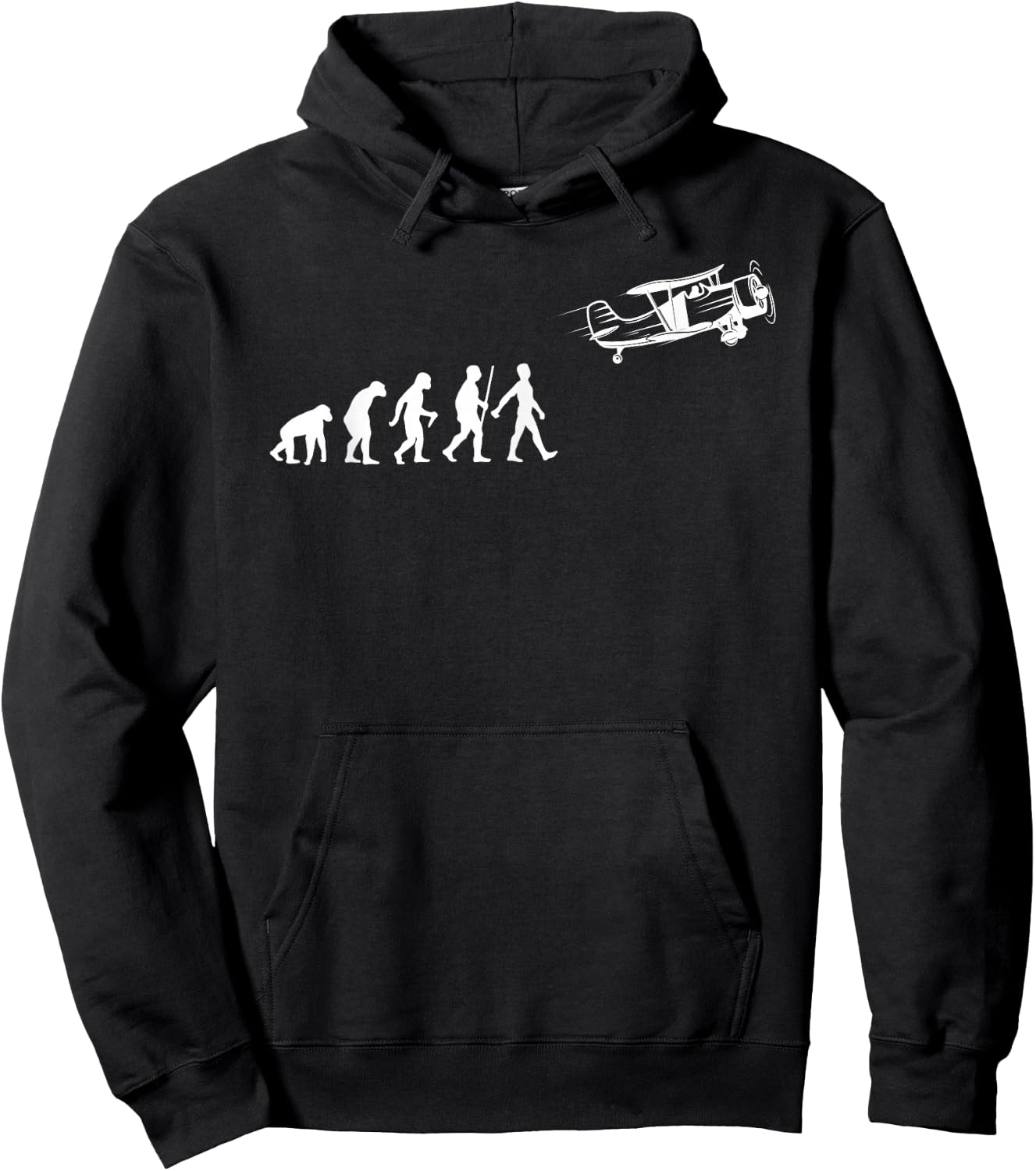 Cool Pilot Art Women Aviation Aviator Airplane Pilot Hoodie - Hoodie | Black