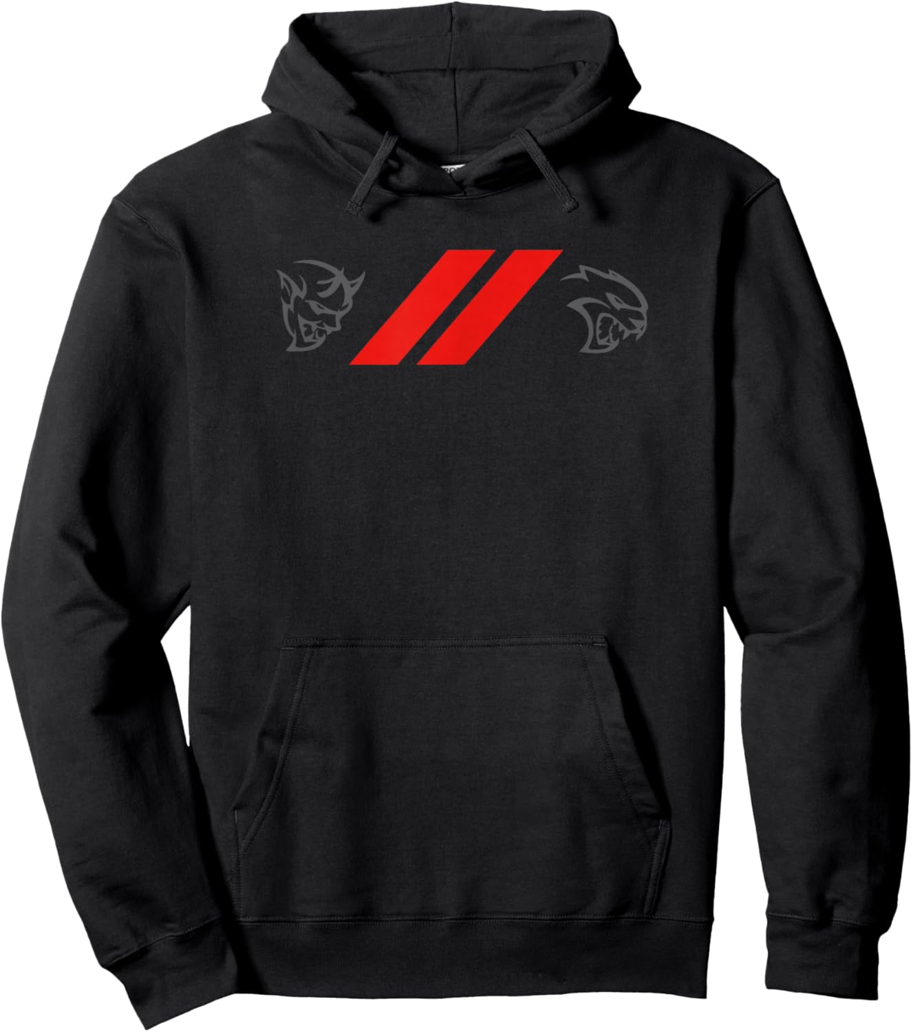 Dodge Demon // Hellcat Logo Hoodie - Hoodie | Black