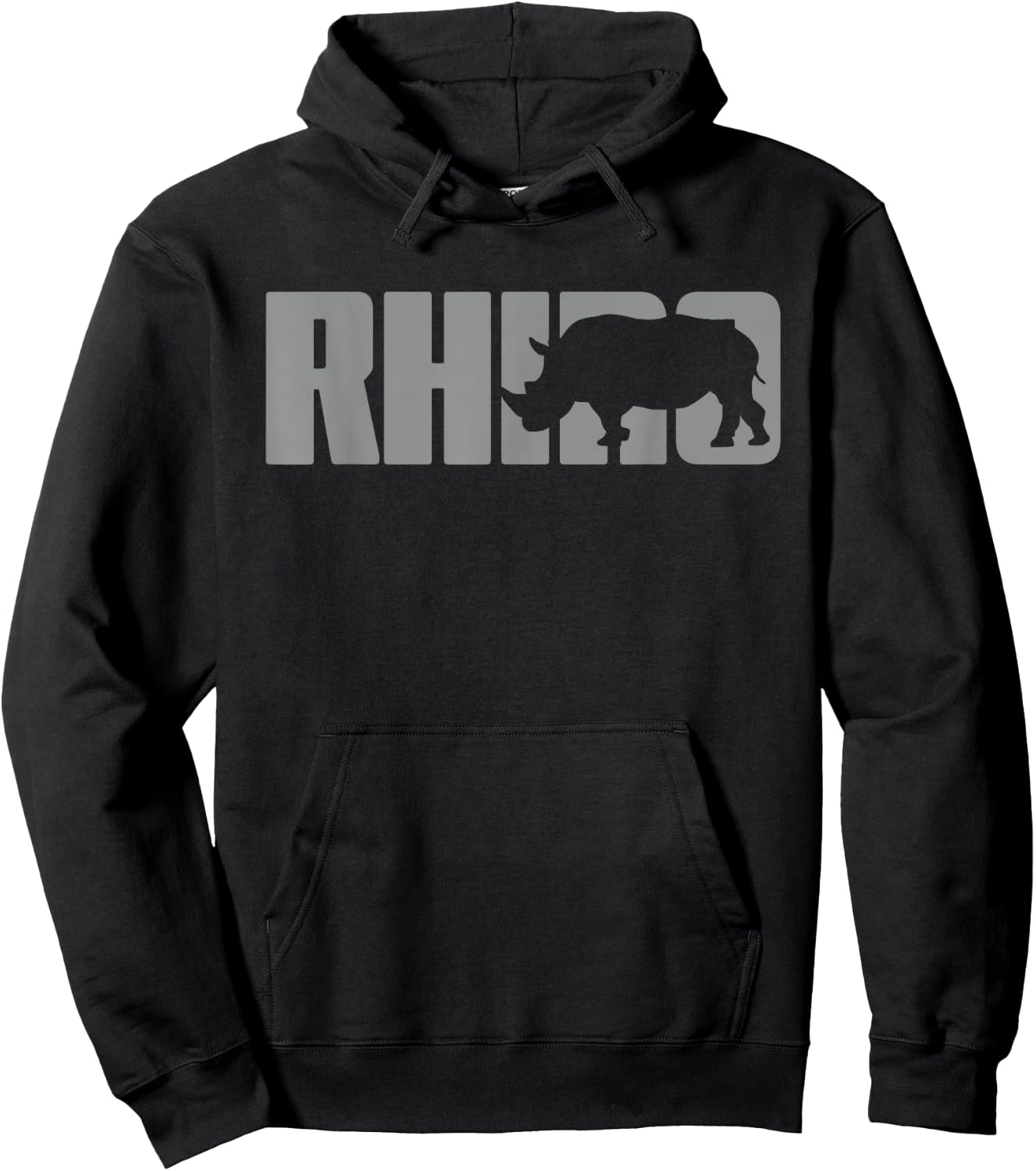 Save Rhino Clothing - Rhino Rhinoceros Hoodie - Hoodie | Black