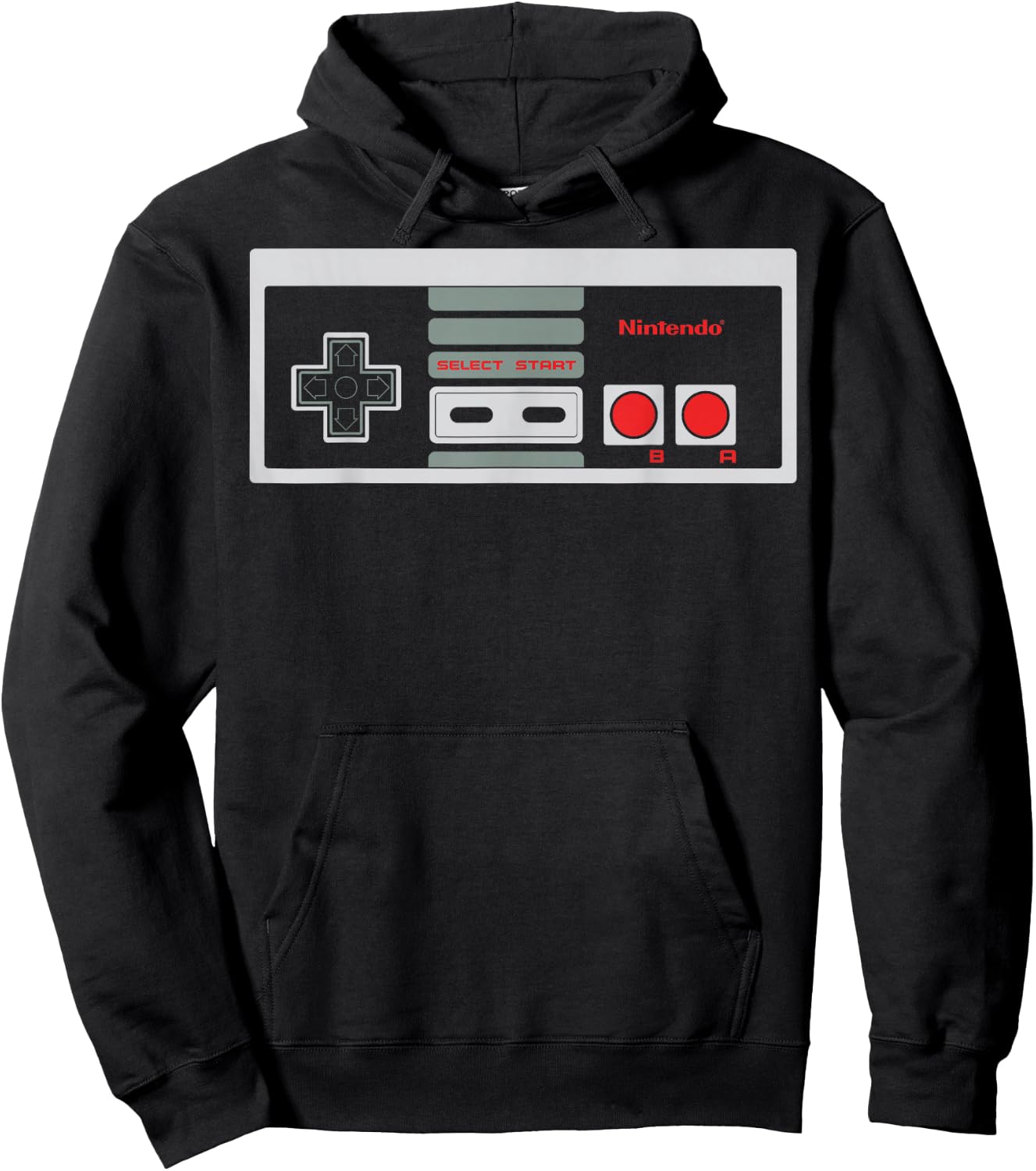 Nintendo Classic NES Controller Graphic Hoodie - Hoodie | Black