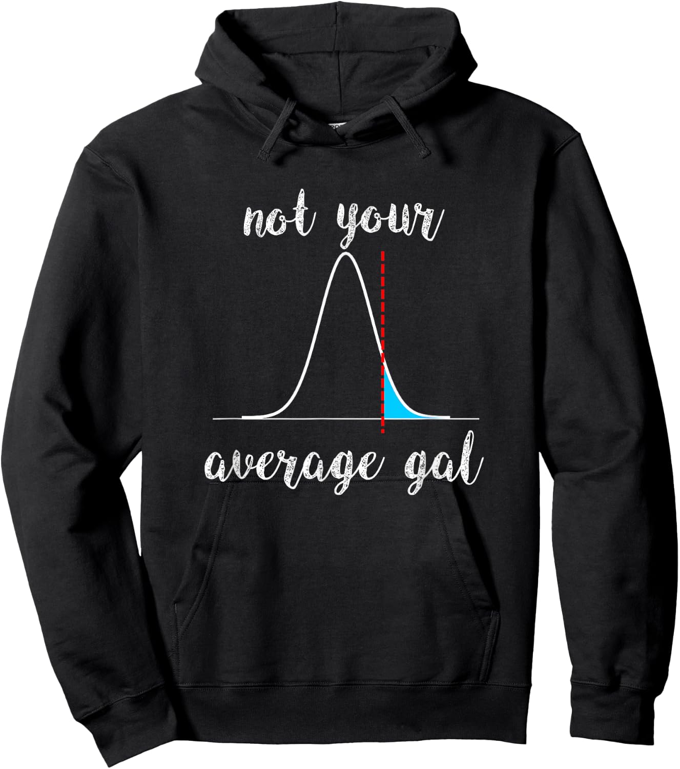 Not Your Average Gal Statistics Hoodie - Hoodie | Black