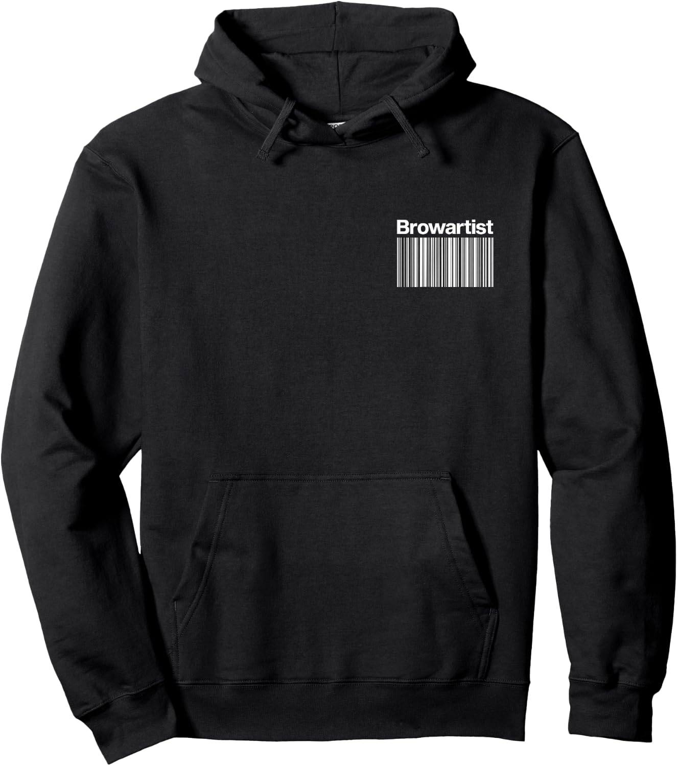 Brow Artist BACK Barcode Brow Artist Hoodie - Hoodie | Black