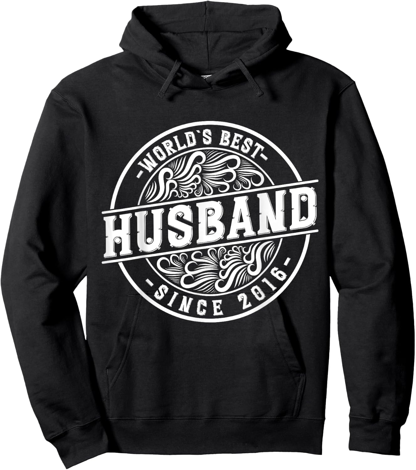 World´s Best Husband Since 2016 9th Wedding day anniversary Hoodie - Hoodie | Black
