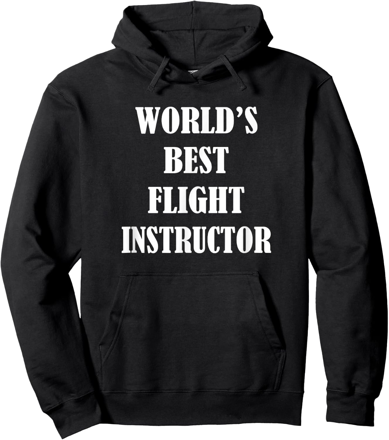 Worlds Best Flight Instructor - CFI Pilot Teacher Aviation Hoodie - Hoodie | Black