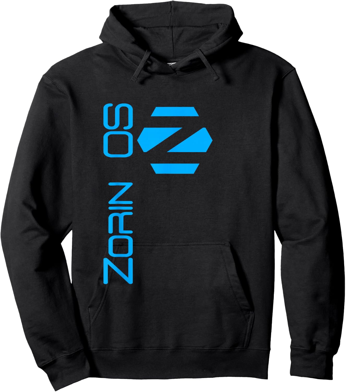 Linux Zorin OS with Tagline and Logo Open Source Os Hoodie - Hoodie | Black