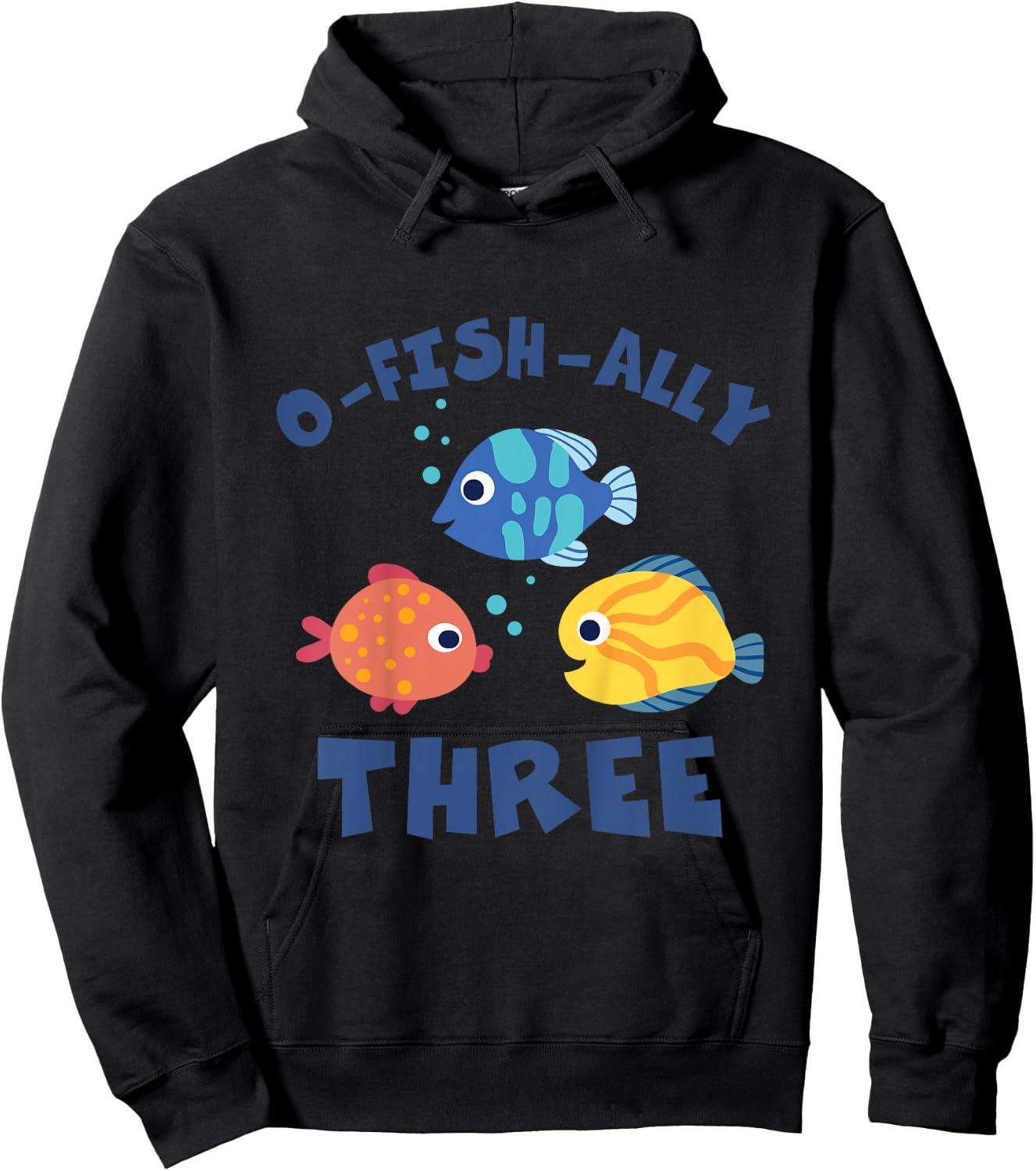 Kids 3rd Birthday Shirt Ofishally 3 Gift Three Year Old Boy Hoodie - Hoodie | Black