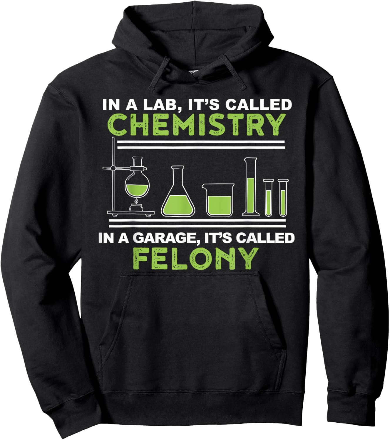 Chemistry Garage | Funny Chemistry Shirt Hoodie - Hoodie | Black