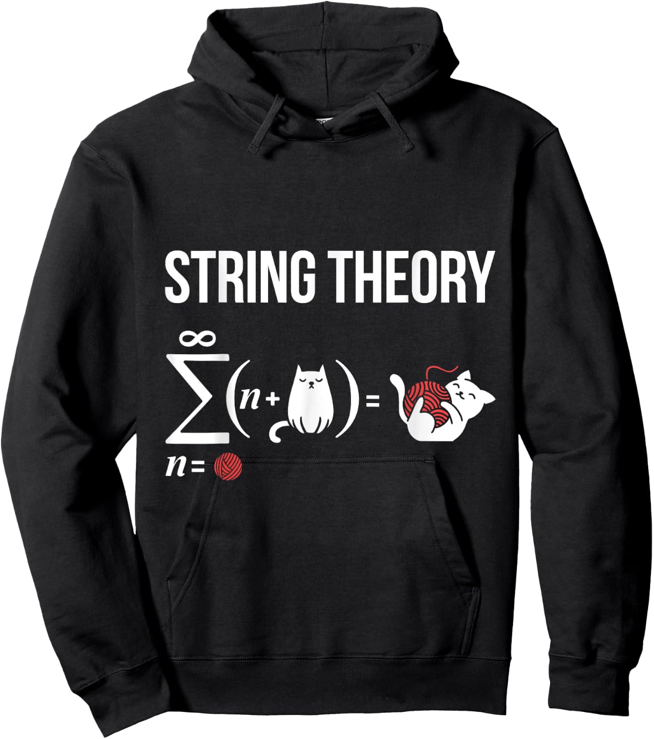 Nerd Physics Student Science Stringtheory Hoodie - Hoodie | Black
