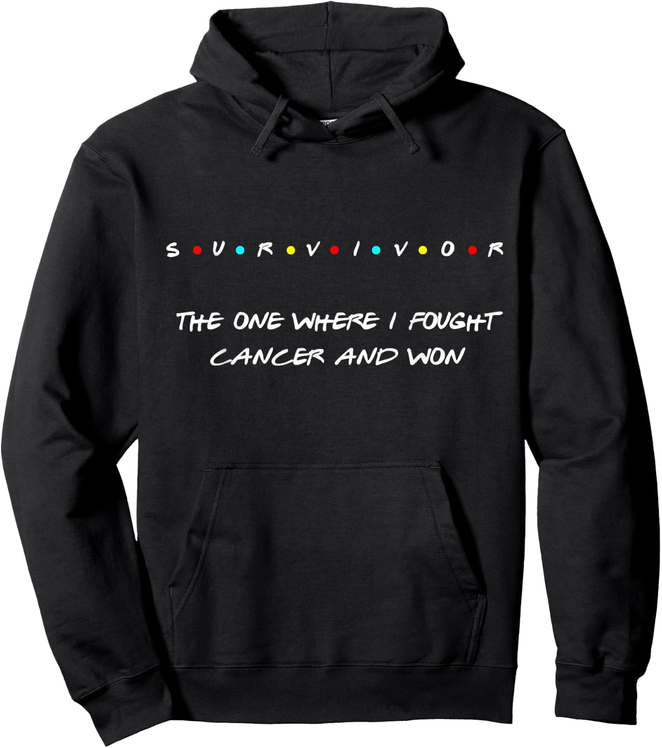 Cancer Survivor Breast Lung Skin Colon Thyroid Awareness Hoodie - Hoodie | Black