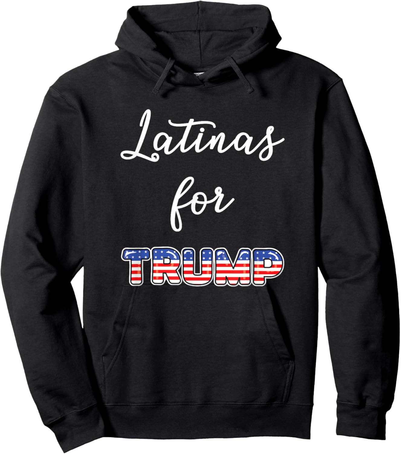 Latinas For Trump 2020 Election President Hispanic GOP Vote Hoodie - Hoodie | Black