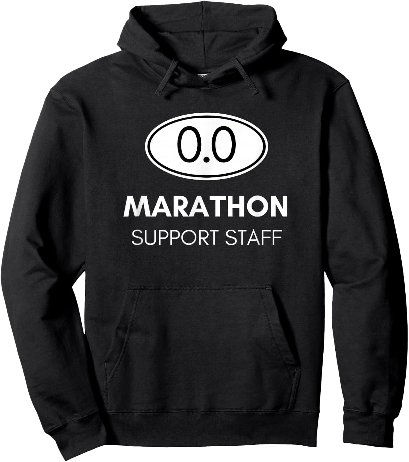 Marathon Support Staff for the Spectator and Crew Hoodie - Hoodie | Black