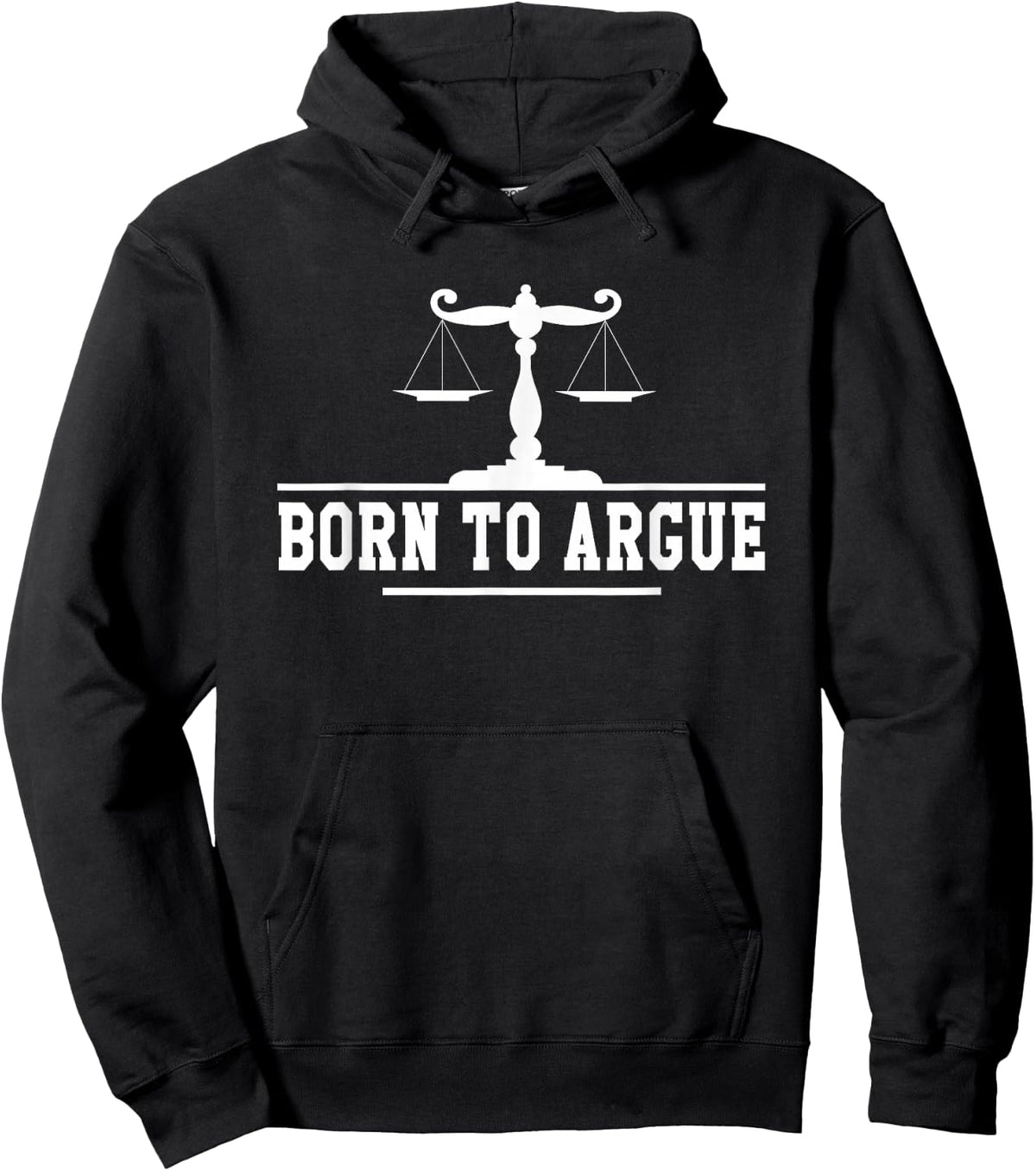 Born To Argue Lawyer Lawyer Lawyer Hoodie - Hoodie | Black