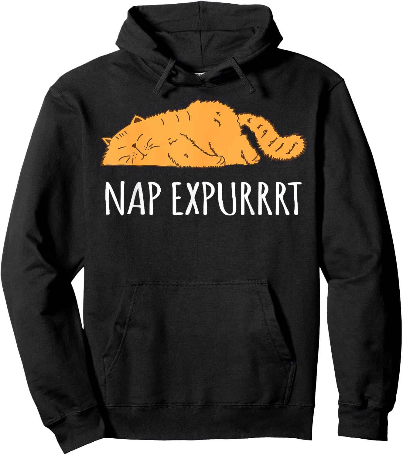 Funny Lazy Cat Nap Time - Nap Queen Or King Gift Hoodie - Hoodie | Black