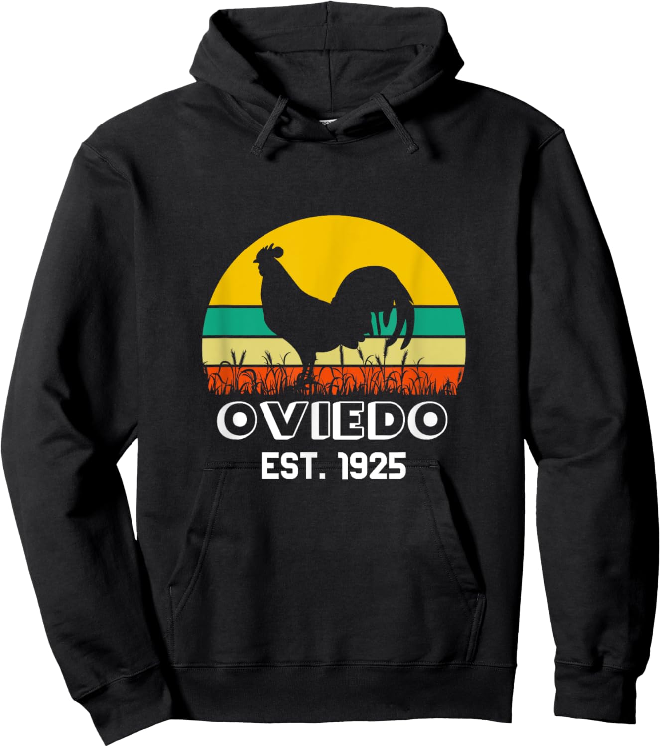Oviedo Florida Chicken Novelty Apparel Hoodie - Hoodie | Black