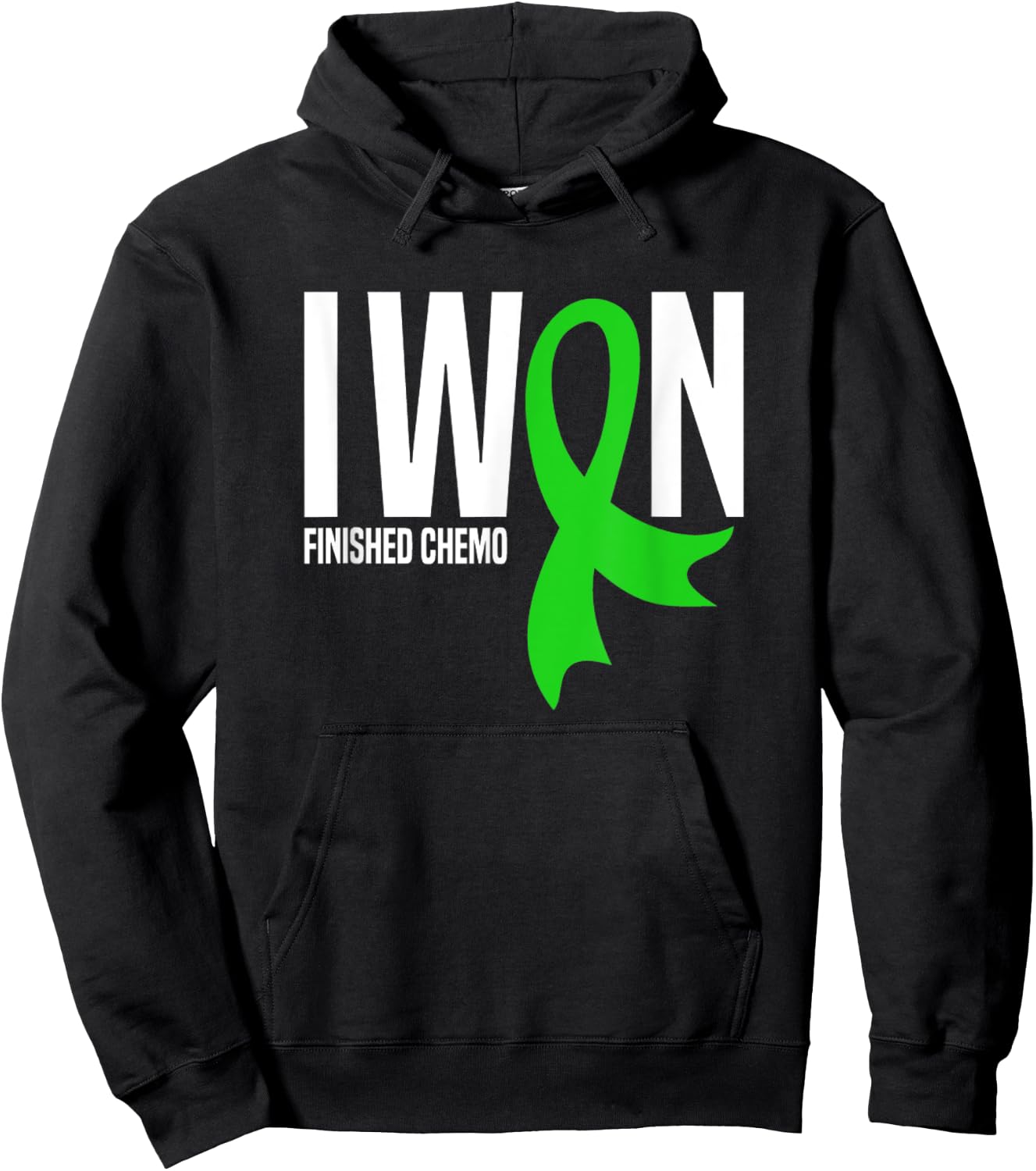 I Won Finished Chemo Lymphoma Cancer Survivor Hoodie - Hoodie | Black